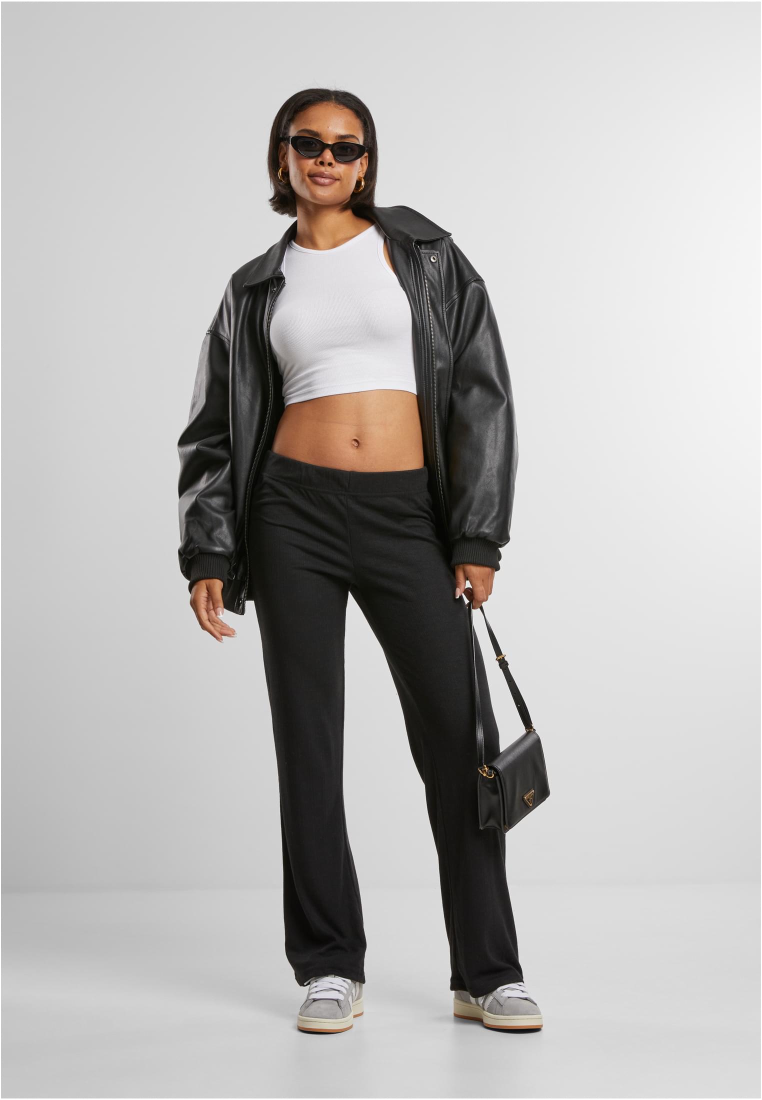 Pantalon Ribs Femmes noir L
 - variant image 4