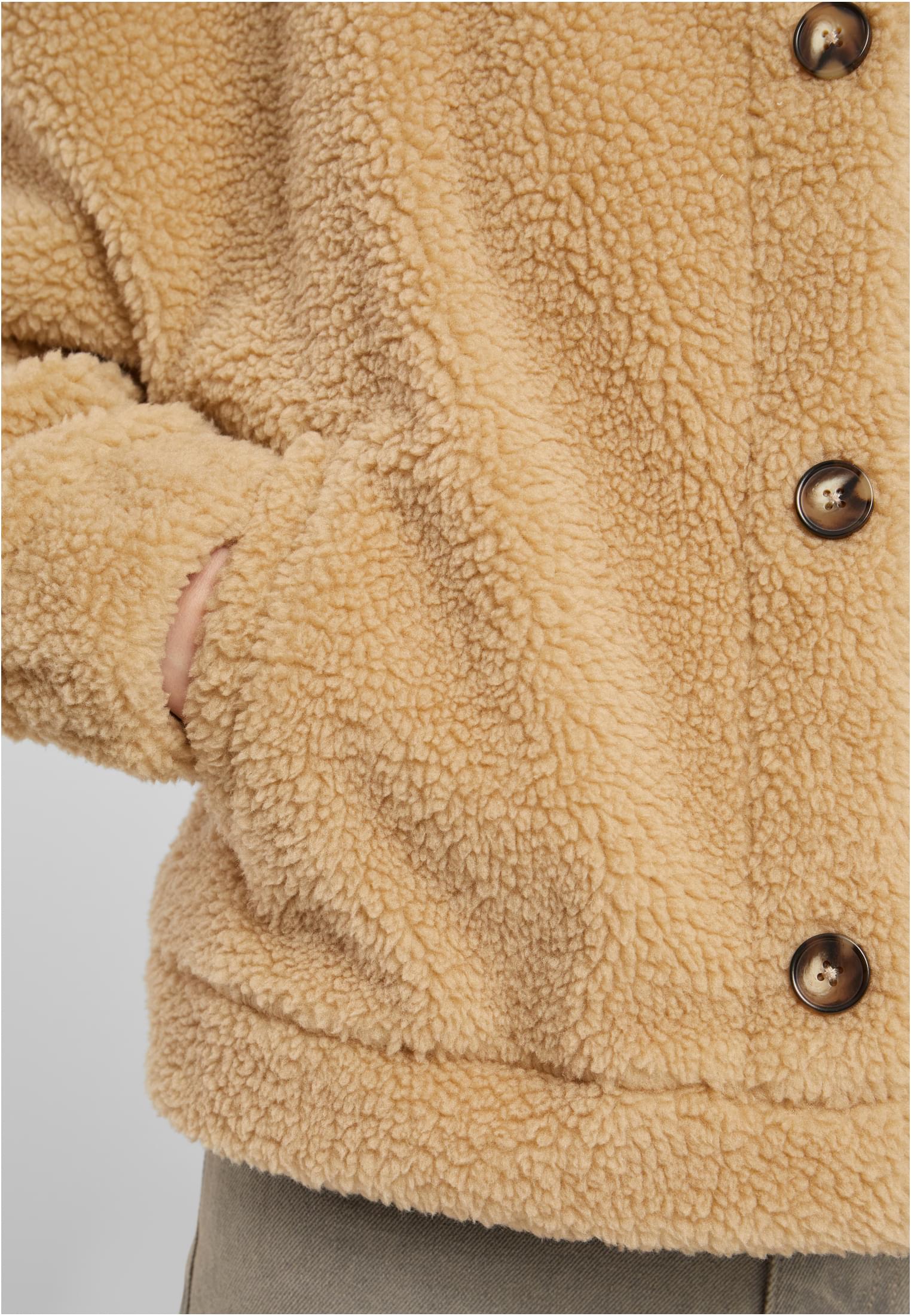 Femmes Veste Sherpa Boutonné Beige Union L
 - variant image 6