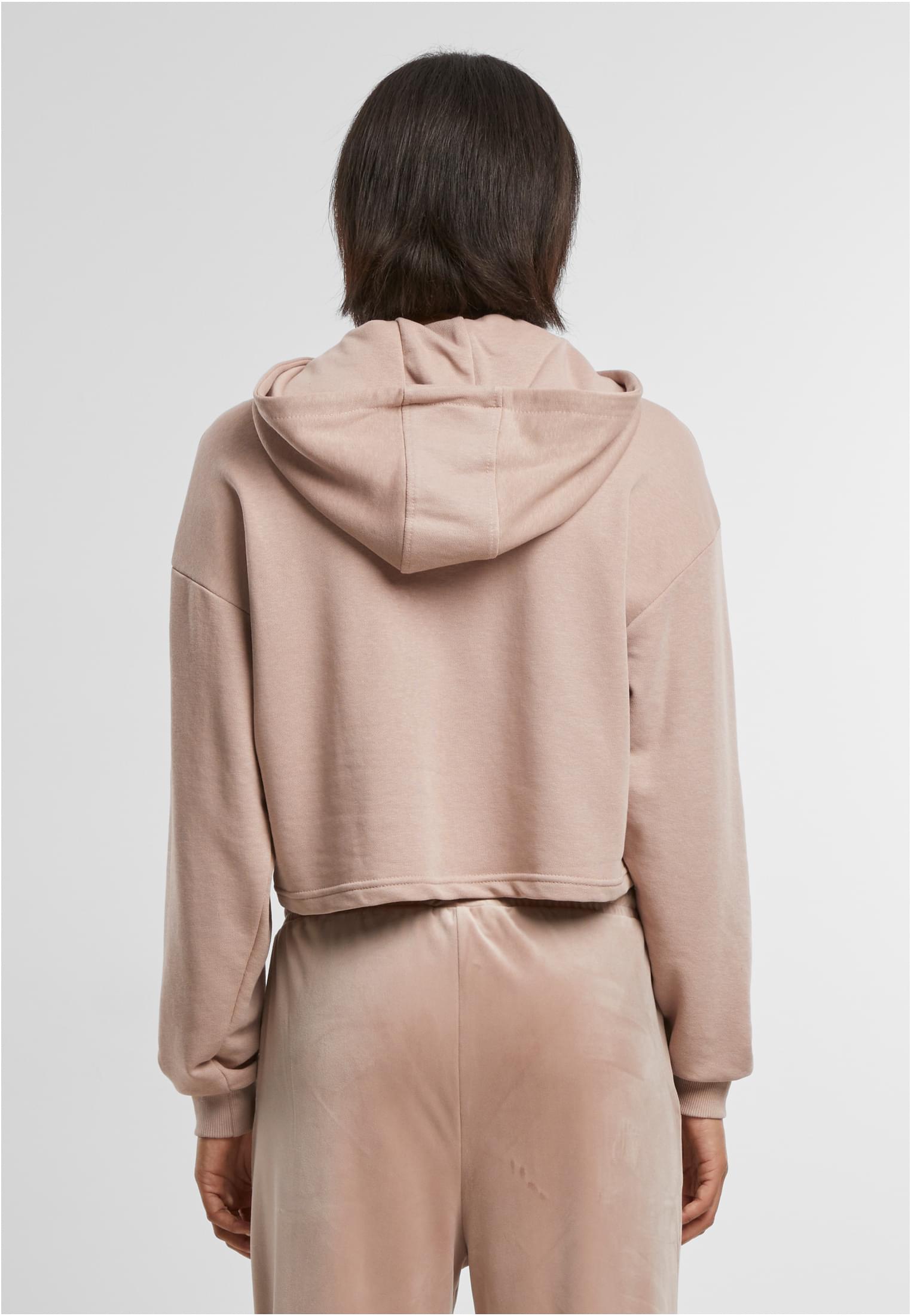 Femmes Hoodie Coupe-vent Court Rose Poudré 3XL
 - variant image 2