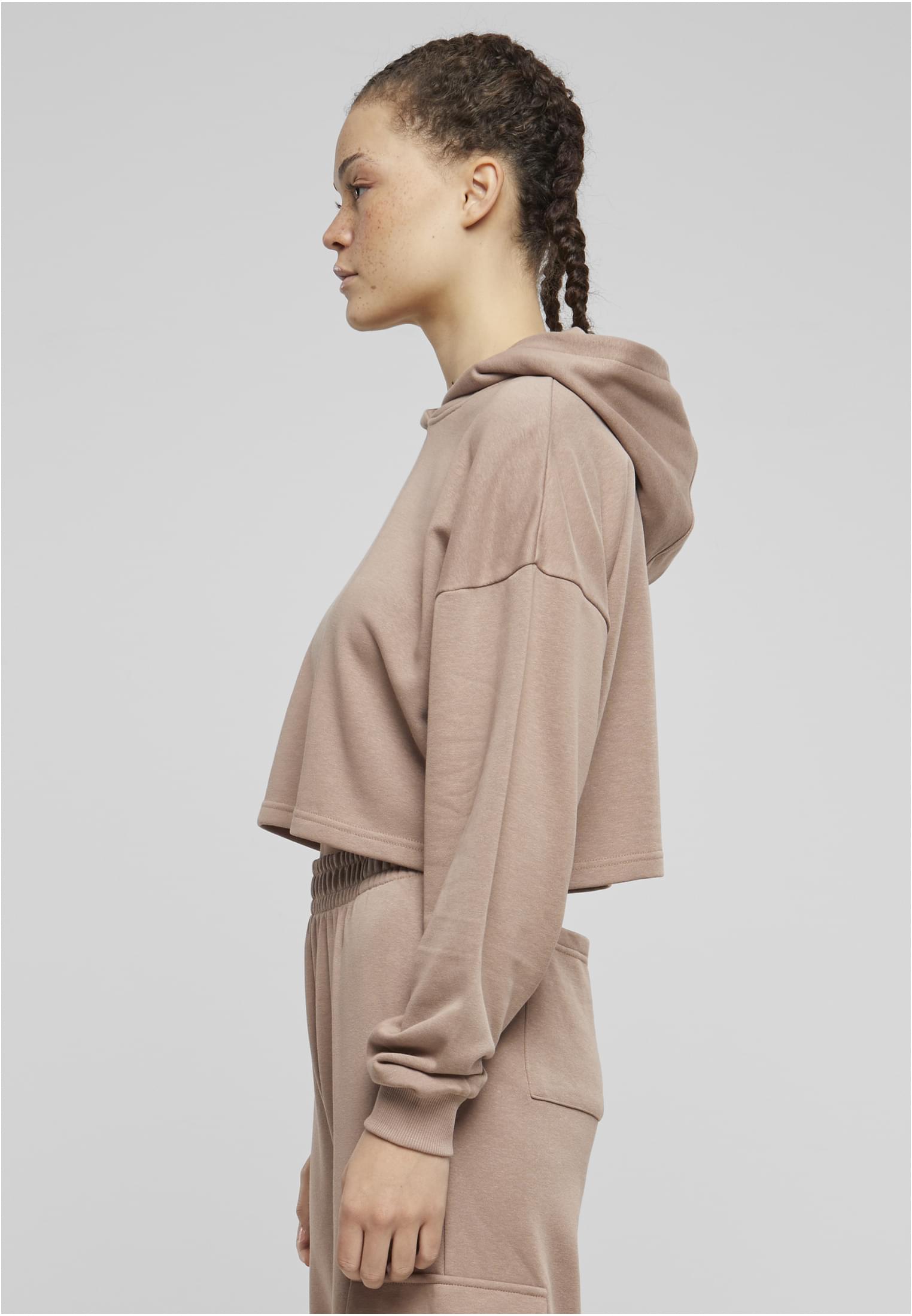 Femmes Hoodie Coupe-vent Court Rose Poudré 3XL
 - variant image 1