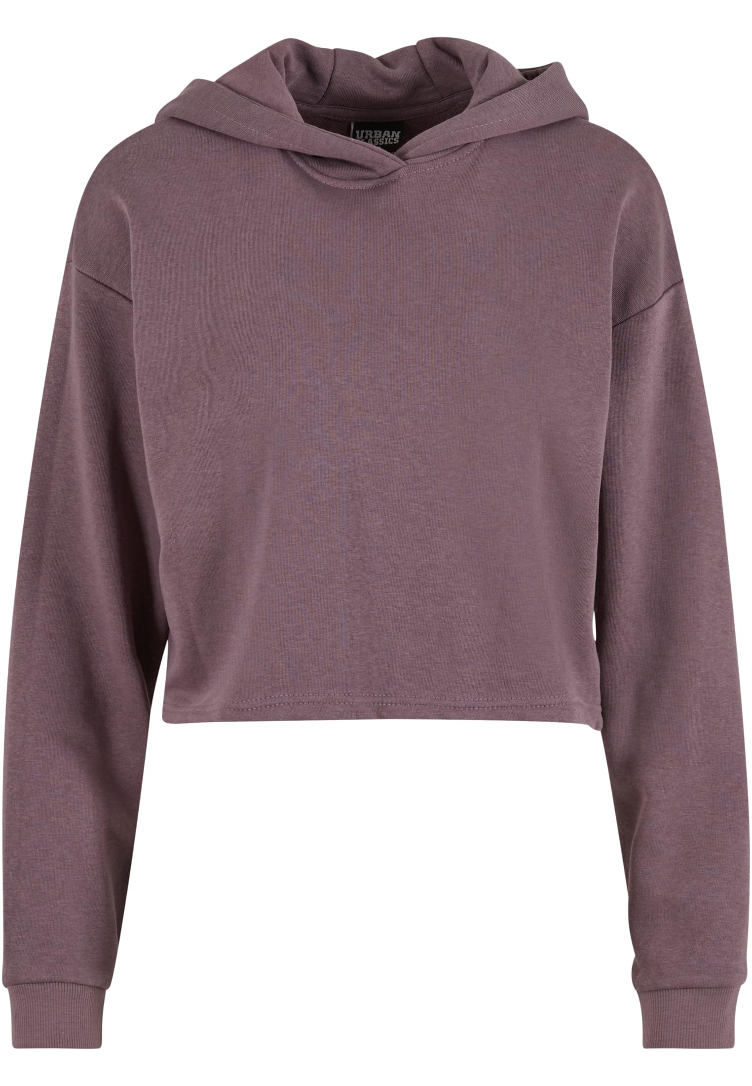 Ladies Oversized Cropped Light Terry Hoodie fadedpurple 3XL - variant image 3
