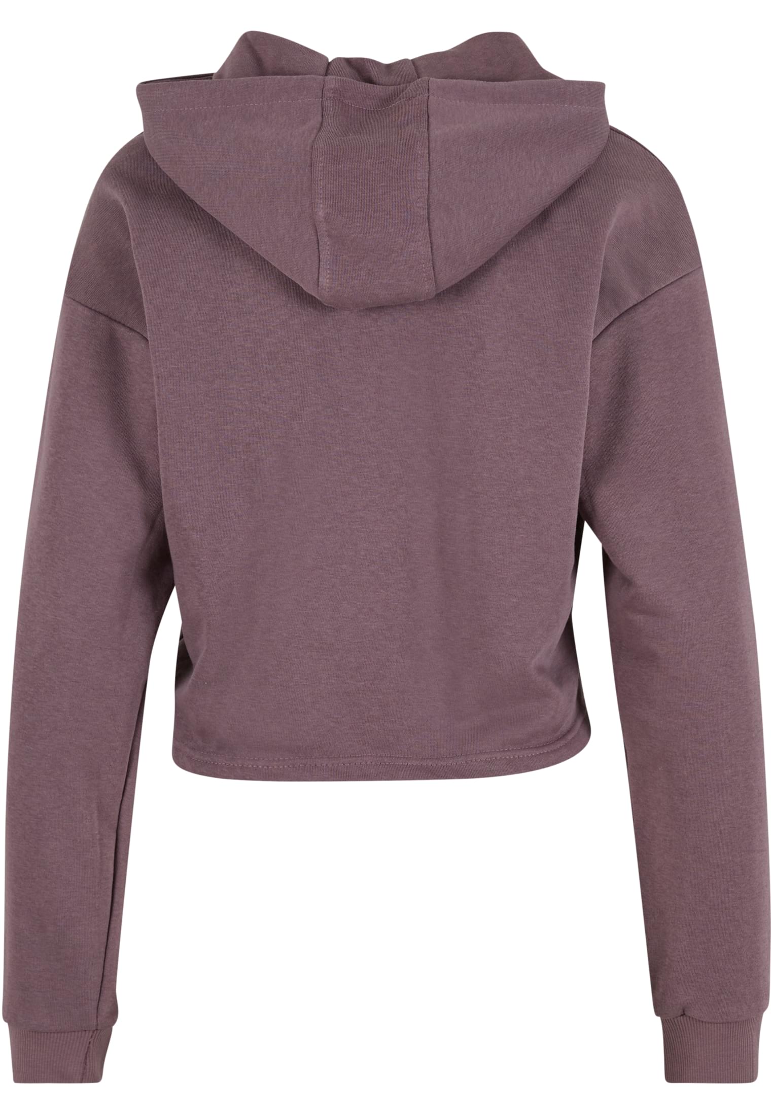 Ladies Oversized Cropped Light Terry Hoodie fadedpurple 3XL - variant image 4