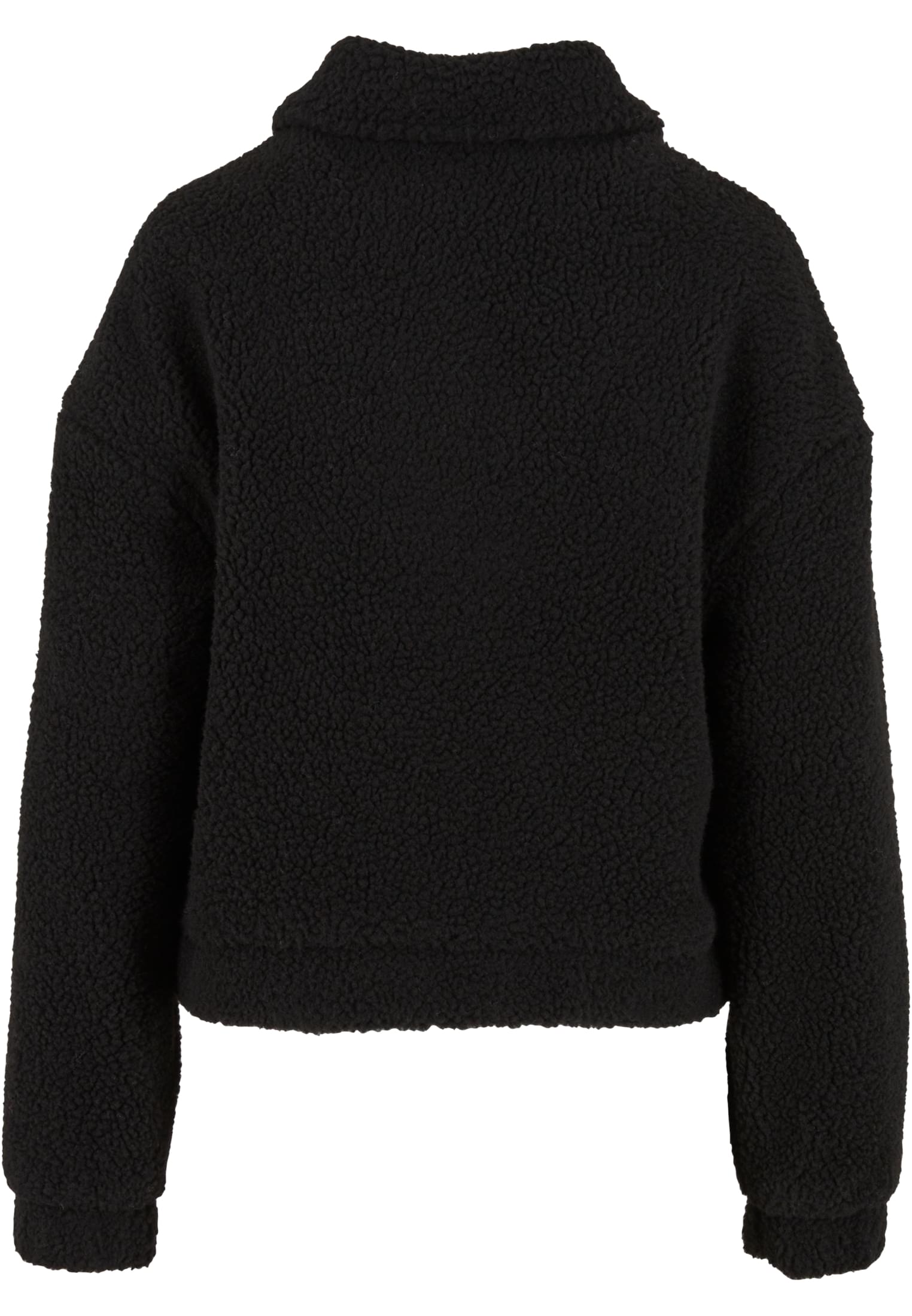 Veste courte Sherpa à boutons noire 3XL femme
 - variant image 5