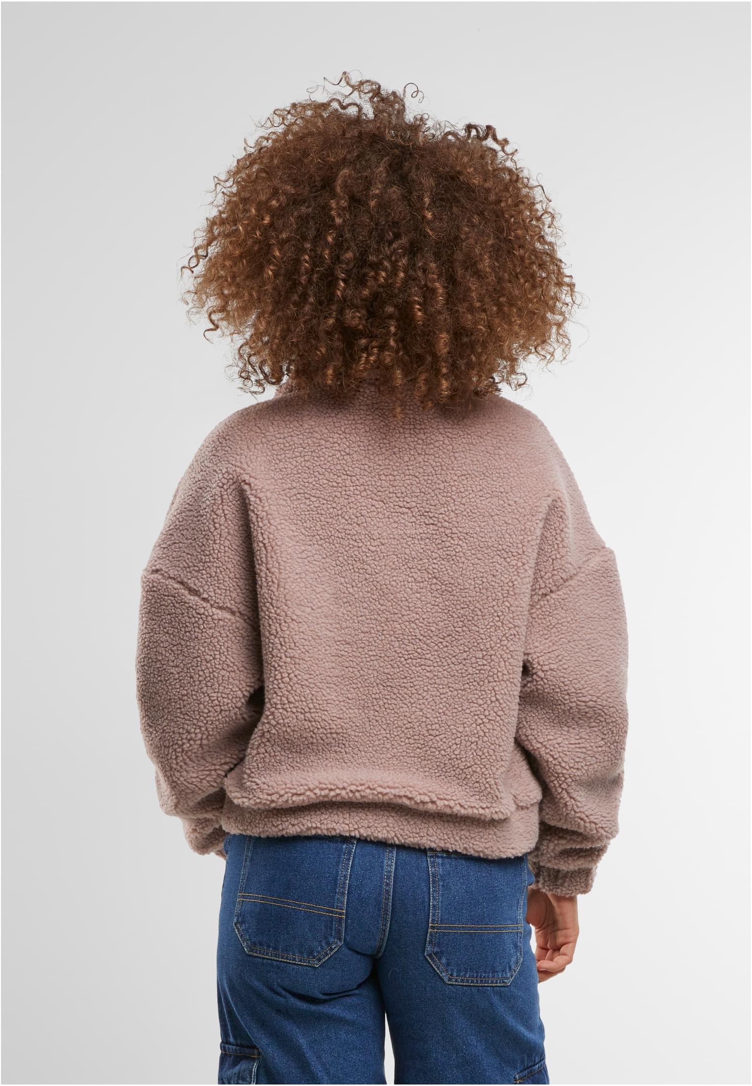 Veste courte Sherpa à boutons gris souris 3XL
 - variant image 1