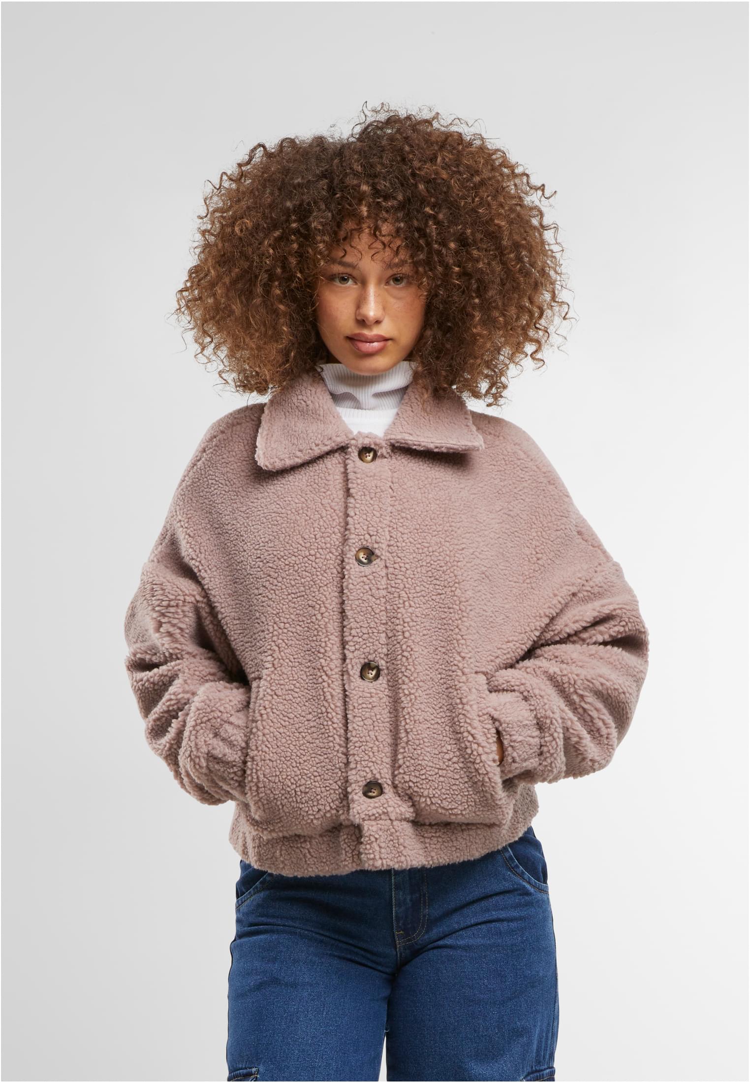 Veste courte Sherpa à boutons gris souris 3XL
 - alternate variant 2
