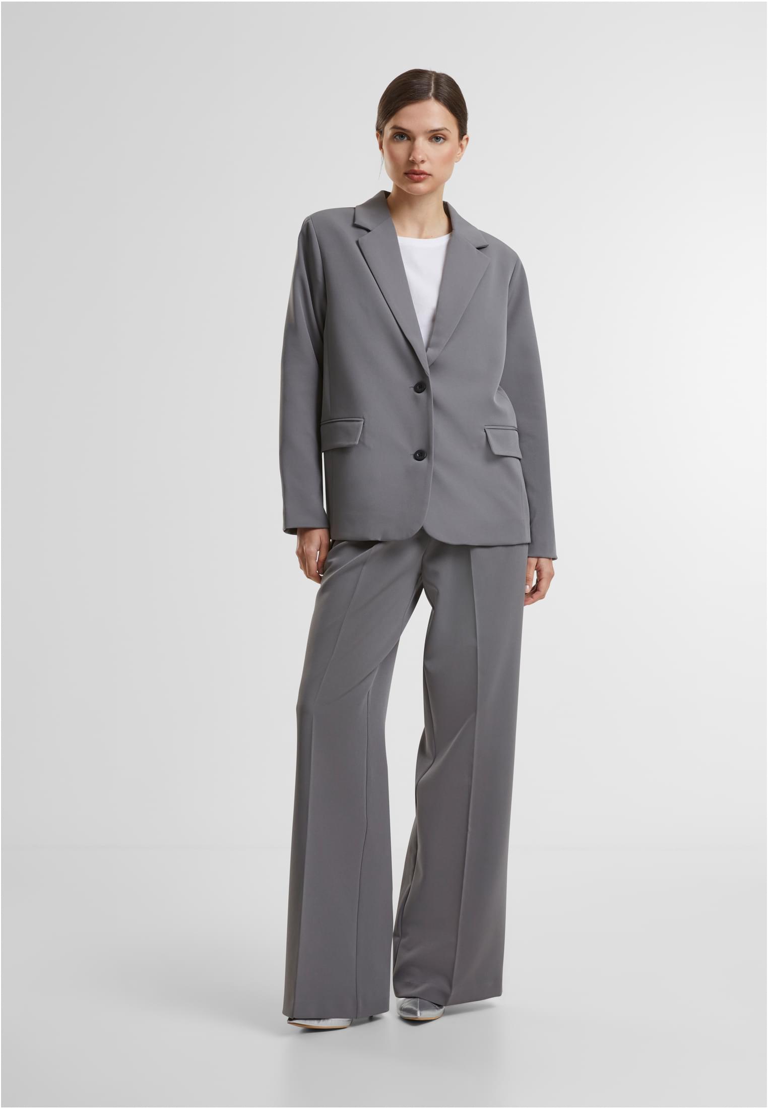 Ladies Long Blazer cloudgrey 3XL - variant image 2