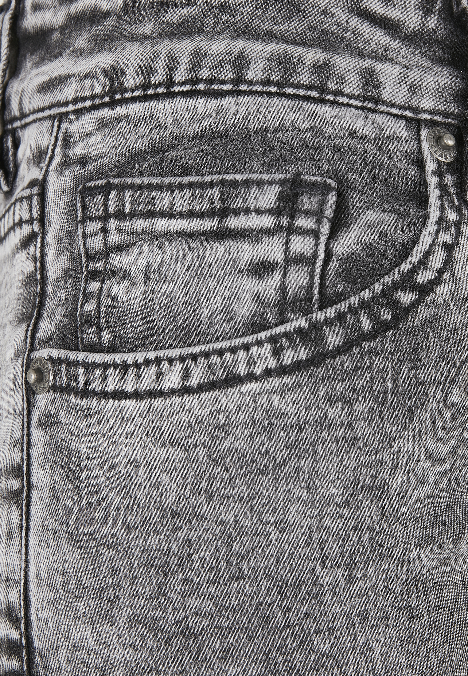 Ladies High Waist Skinny Jeans black heavy acid washed 30/32 - variant image 10