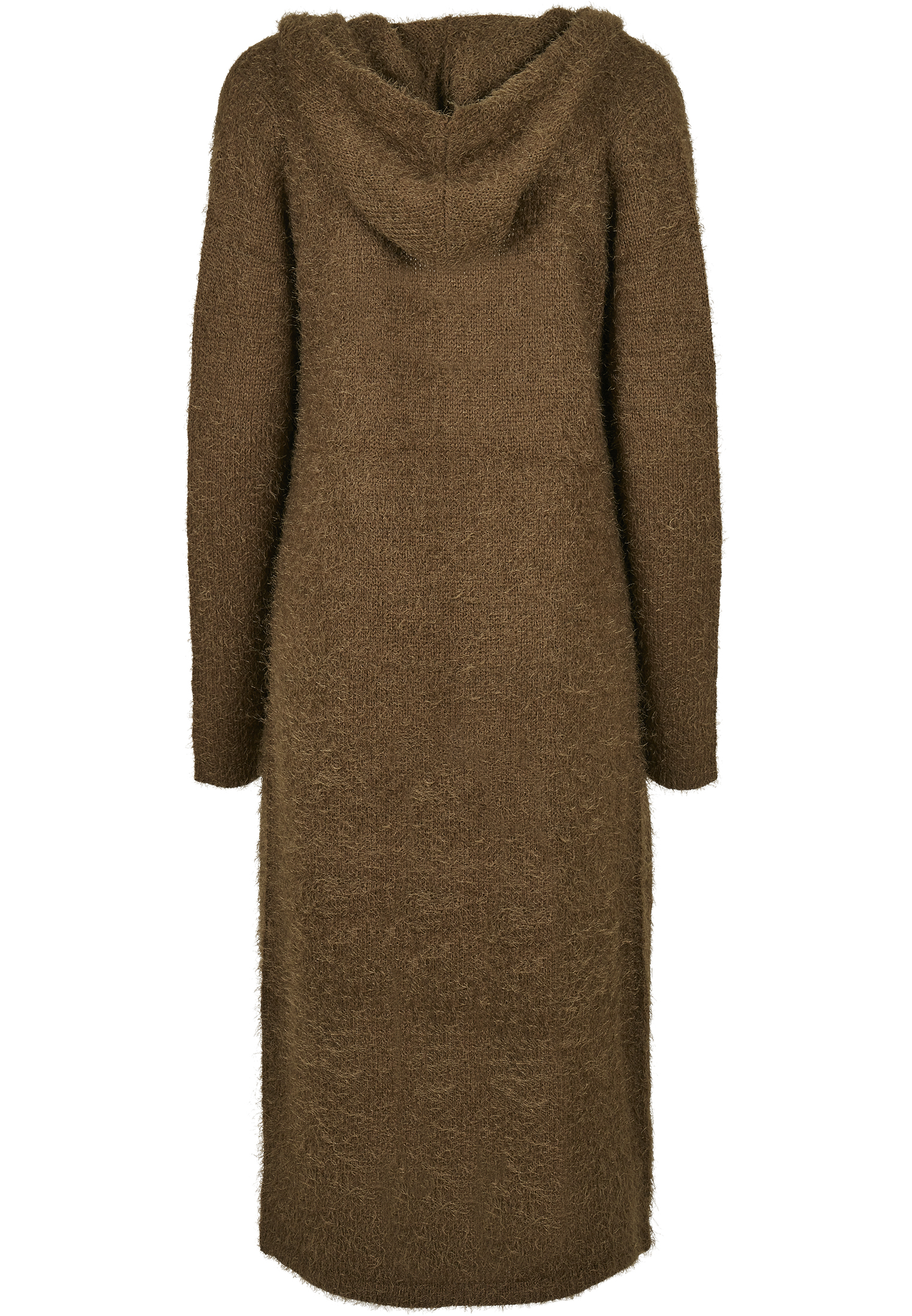 Ladies Hooded Feather Cardigan summerolive L - variant image 6