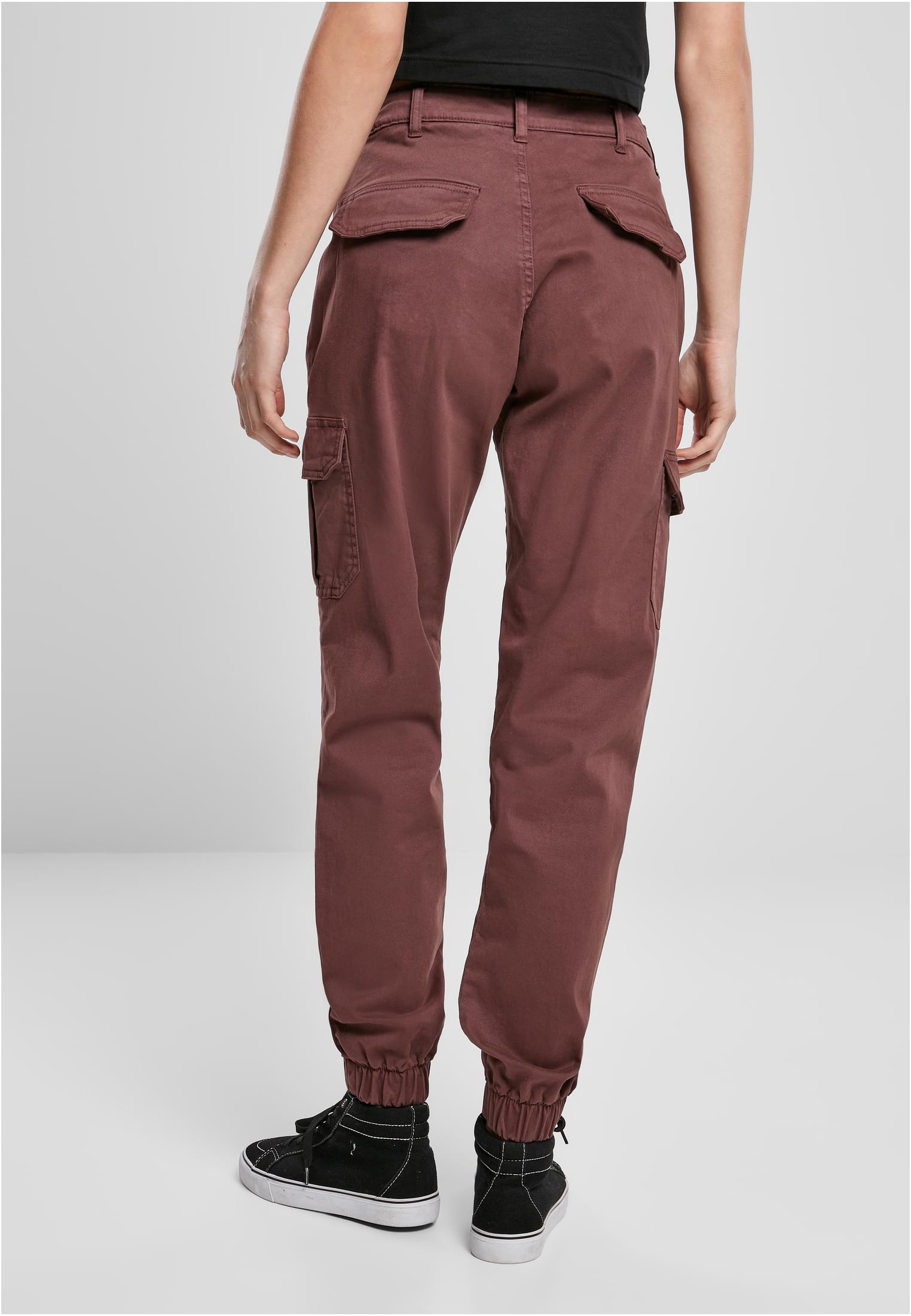 Ladies High Waist Cargo Pants cherry 26 - variant image 2
