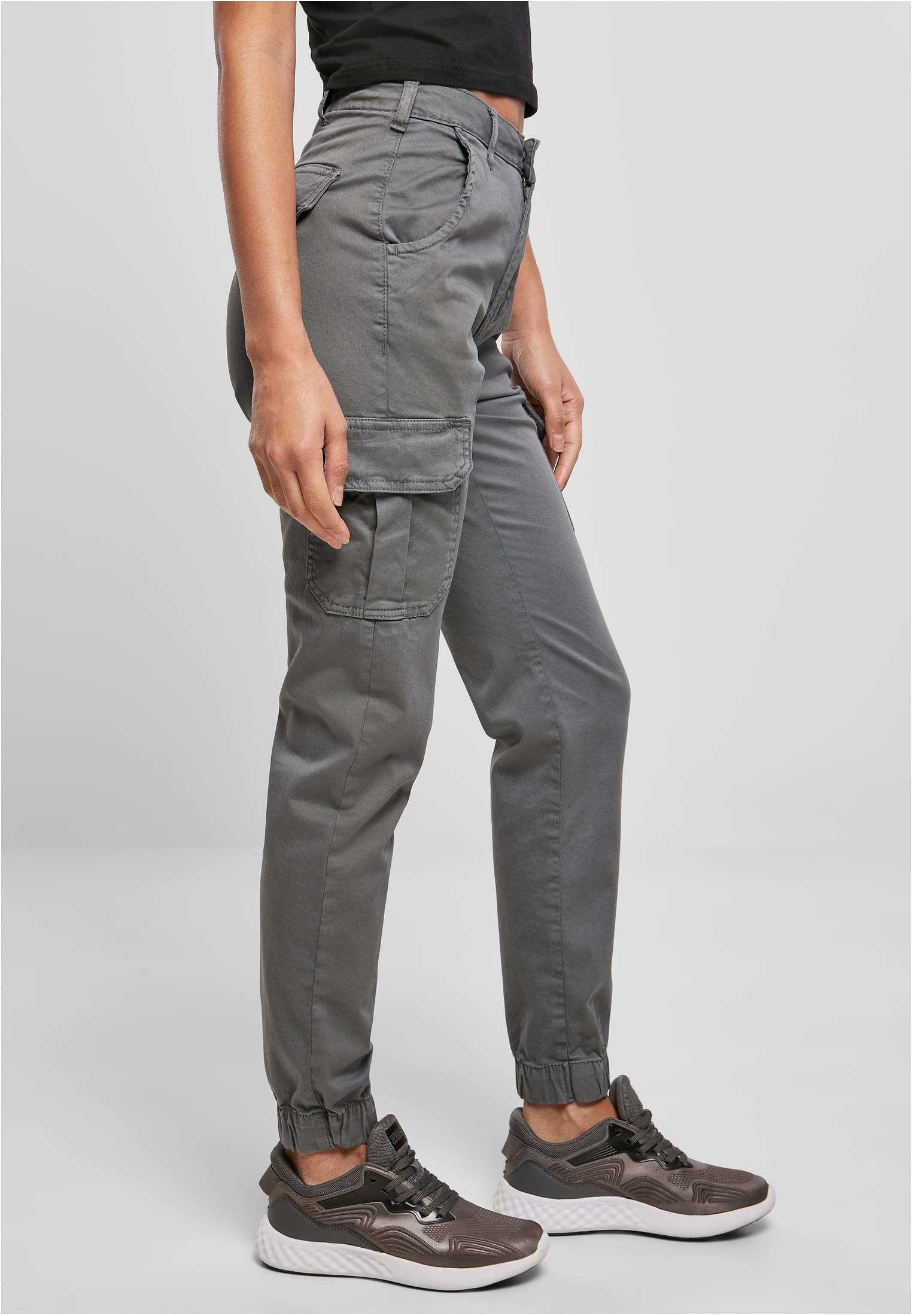 Ladies High Waist Cargo Pants lightshadow 26 - variant image 3