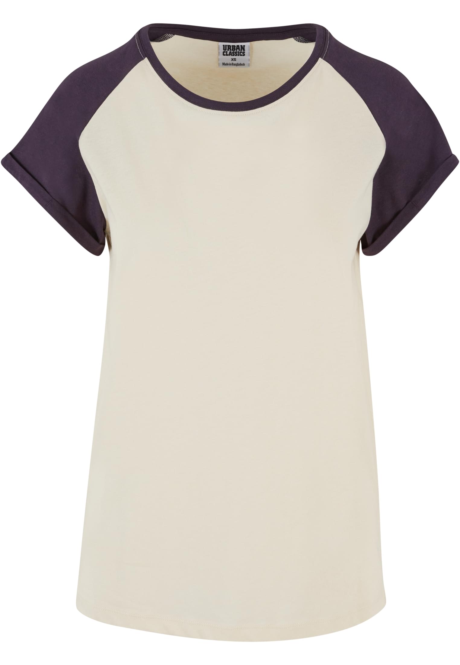 Dames Contrast Raglan Tee blanchesable/purplicentre 3XL
 - variant image 3