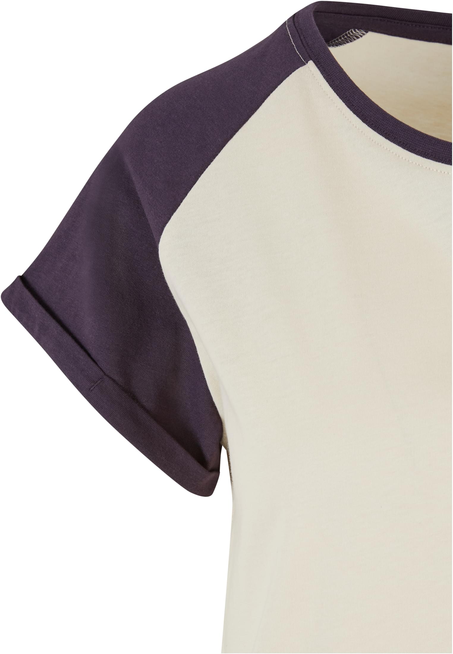 Dames Contrast Raglan Tee blanchesable/purplicentre 3XL
 - variant image 6