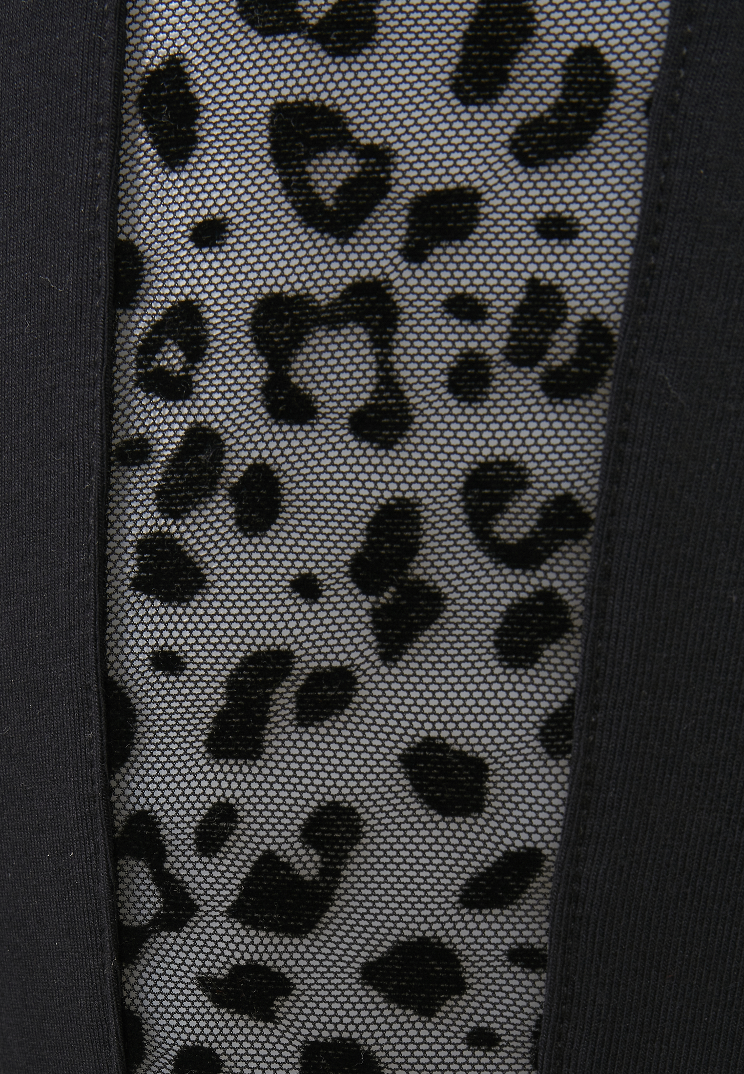 Ladies Flock Lace Stripe Leggings black 3XL - variant image 9