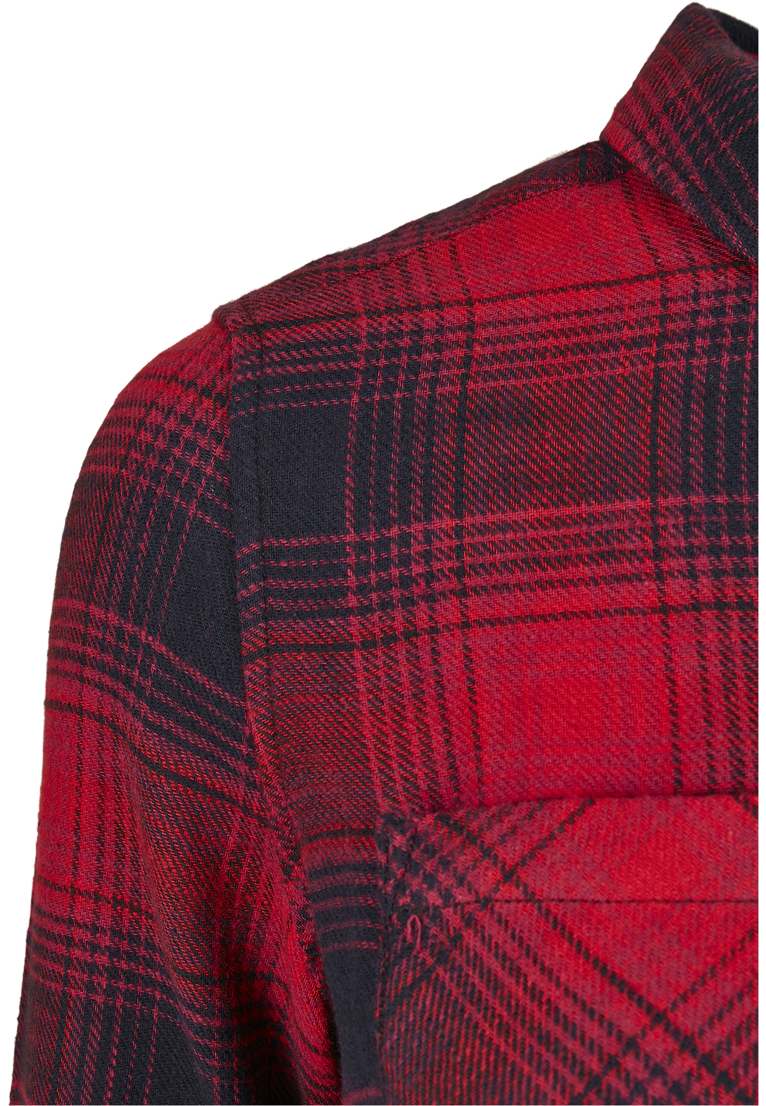 Ladies Check Shirt Dress darkblue/red 3XL - variant image 8