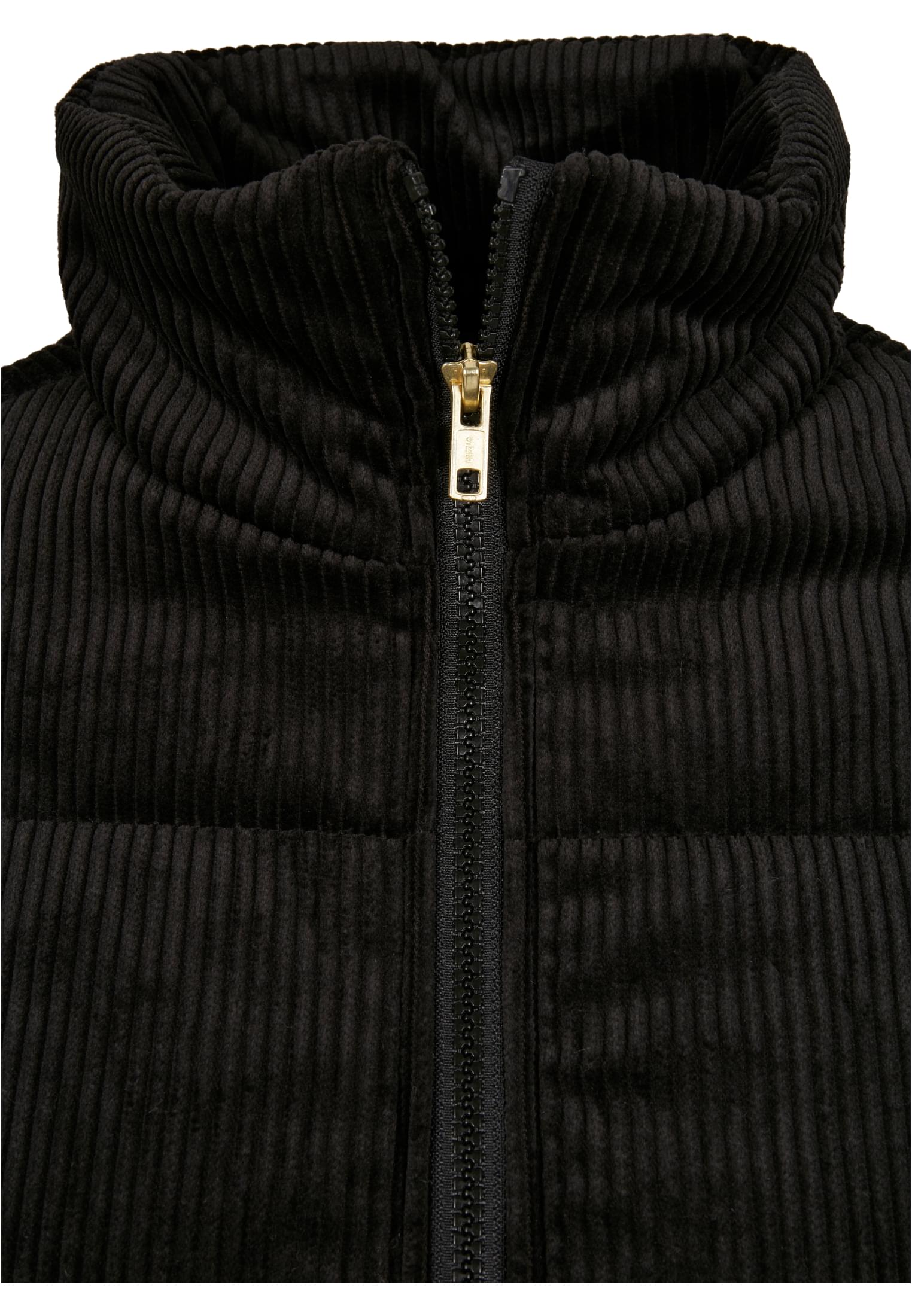 Ladies Corduroy Puffer Jacket black 3XL - variant image 7