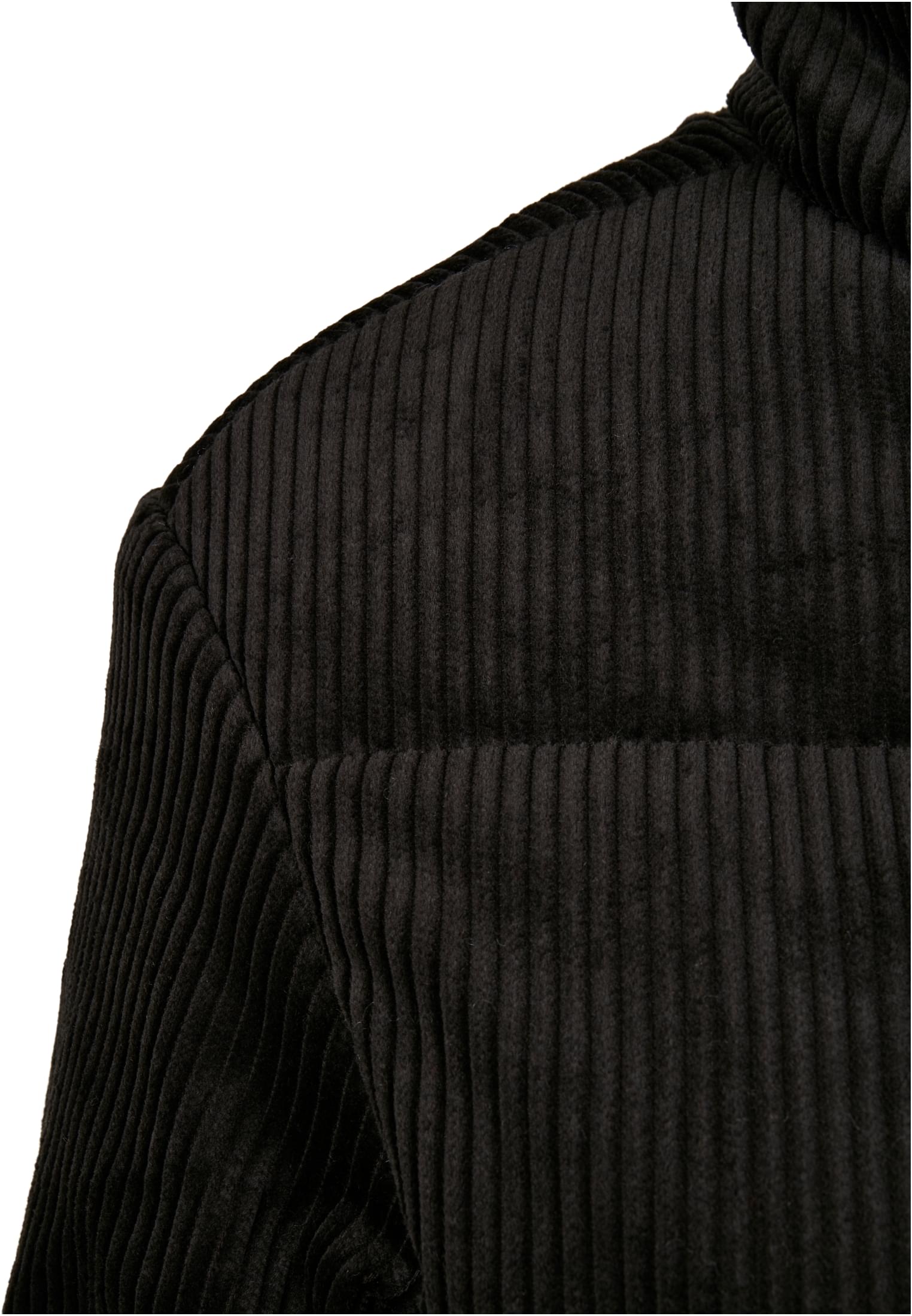 Ladies Corduroy Puffer Jacket black 3XL - variant image 8