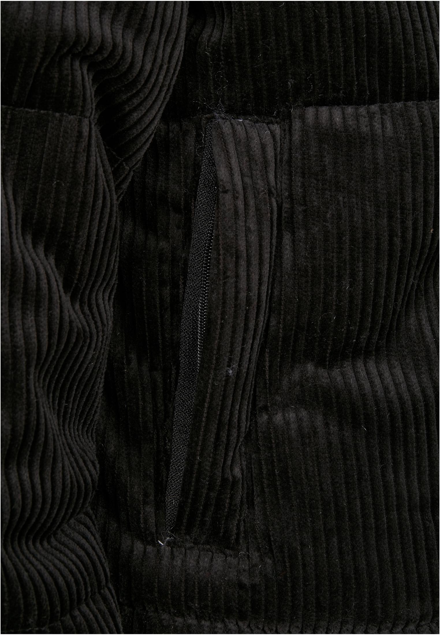 Ladies Corduroy Puffer Jacket black 3XL - variant image 9