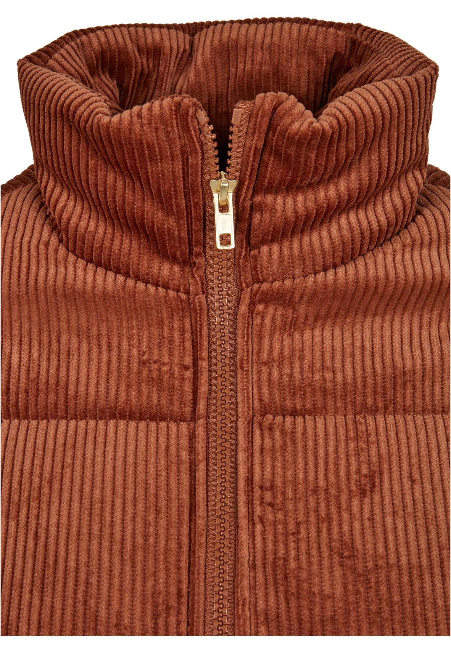 Ladies Corduroy Puffer Jacket toffee 3XL - variant image 7