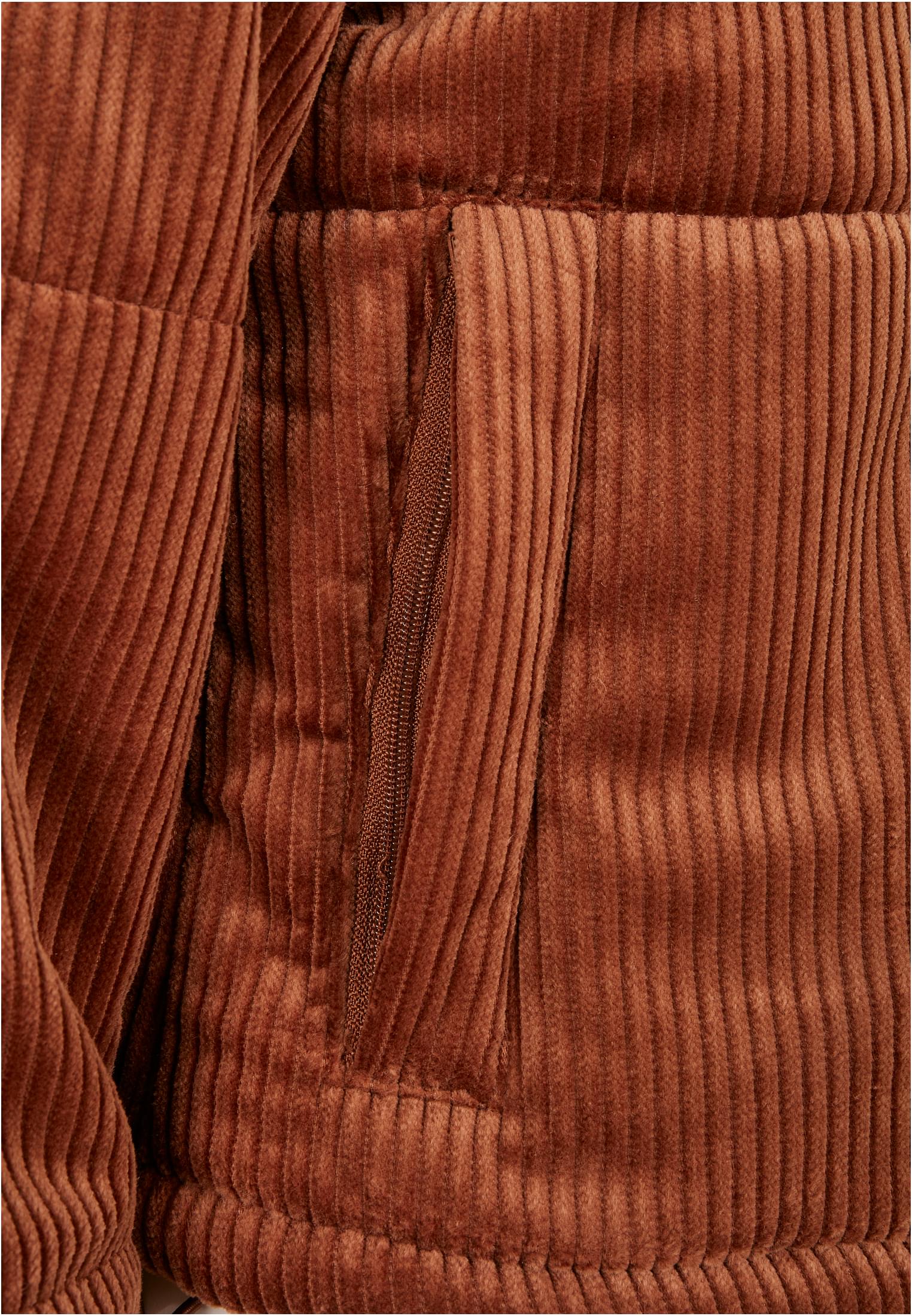 Ladies Corduroy Puffer Jacket toffee 3XL - variant image 9
