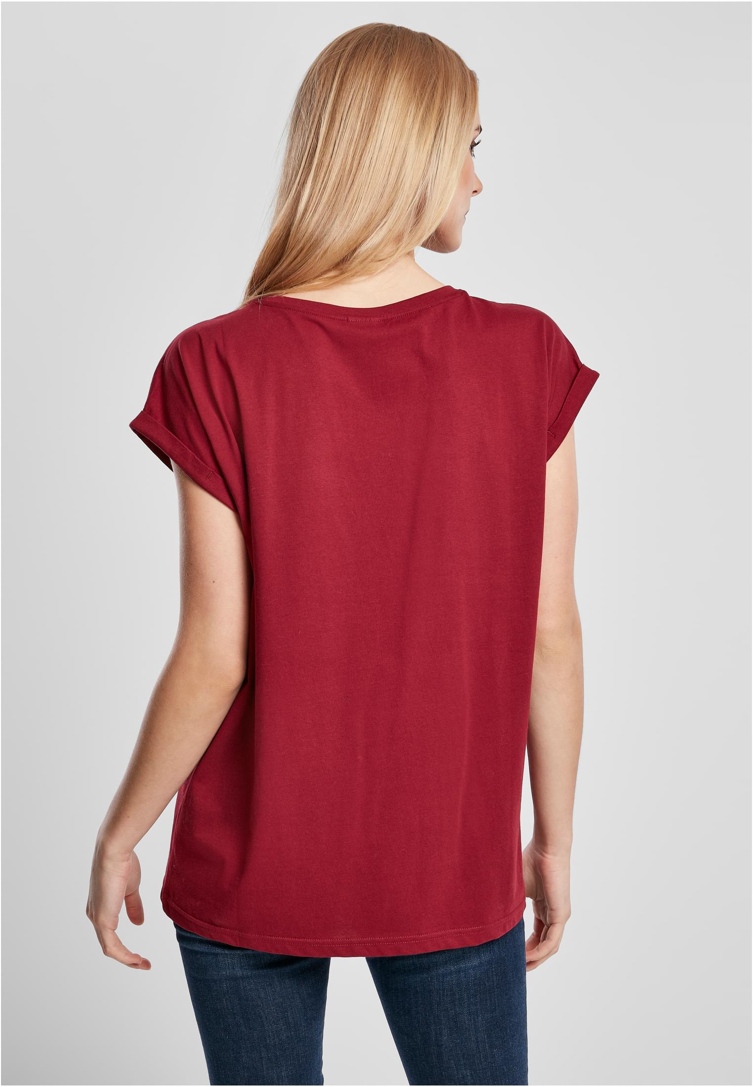 T-shirt Femme Organique Longue Épaules Bourgogne 3XL
 - variant image 2