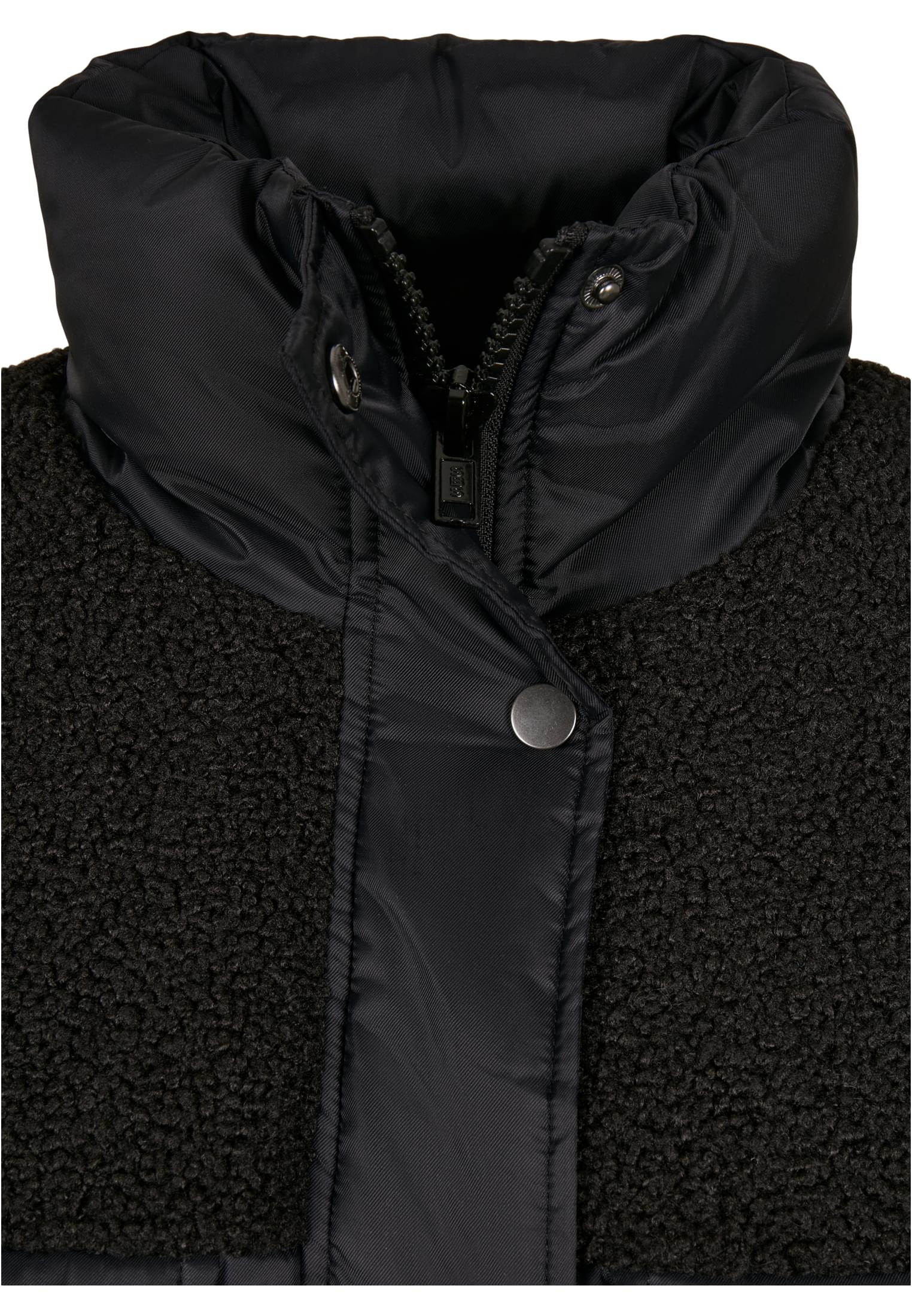 Ladies Sherpa Mix Puffer Jacket black 3XL - variant image 2