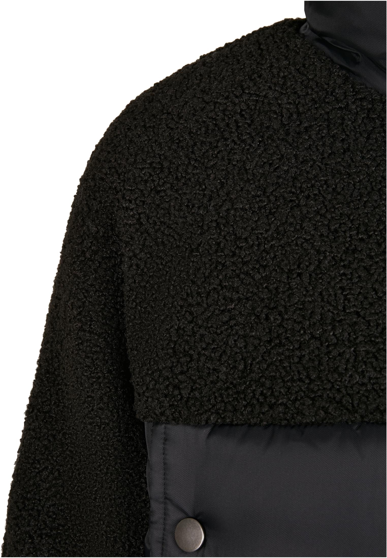 Ladies Sherpa Mix Puffer Jacket black 3XL - variant image 3