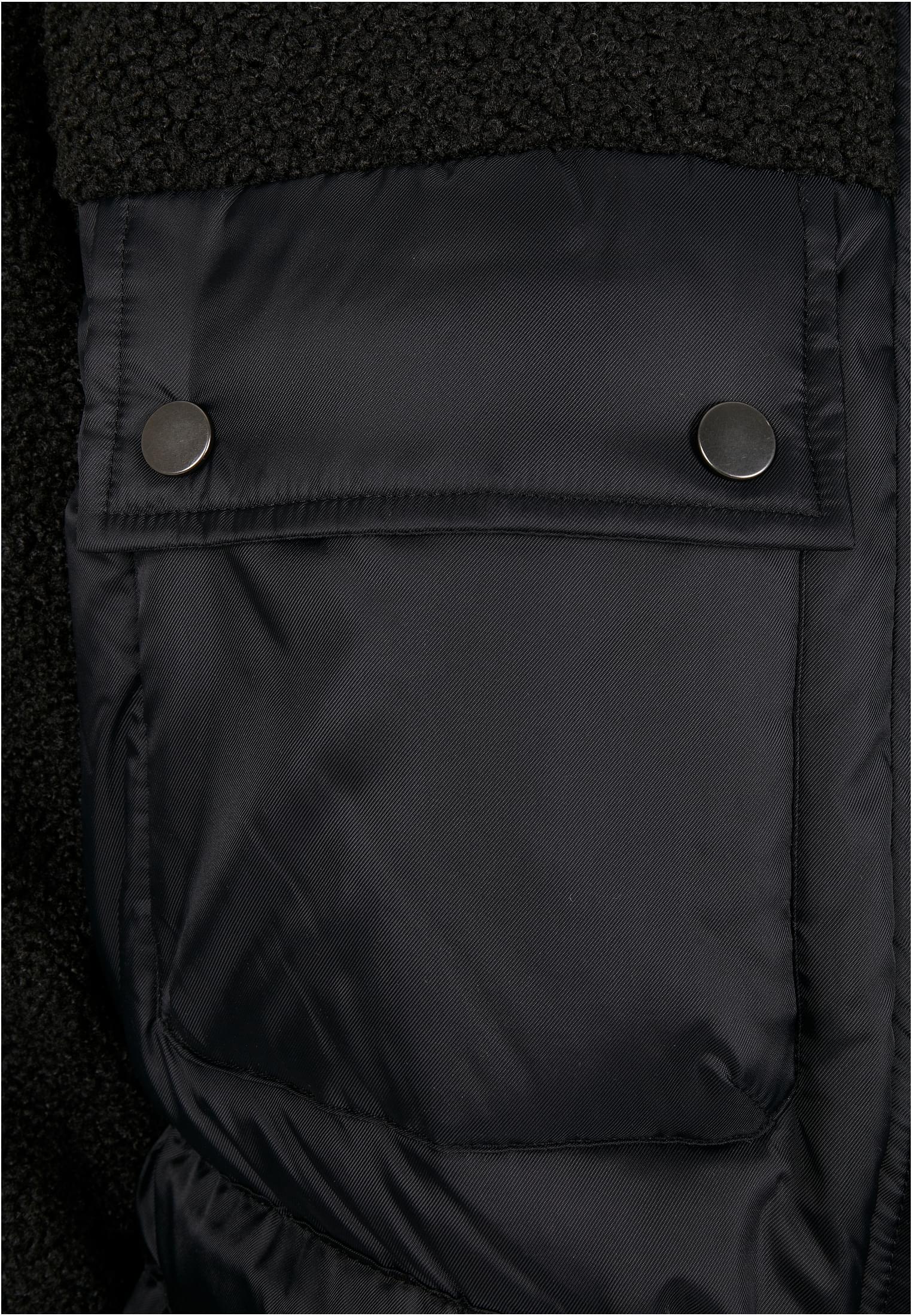 Ladies Sherpa Mix Puffer Jacket black 3XL - variant image 4
