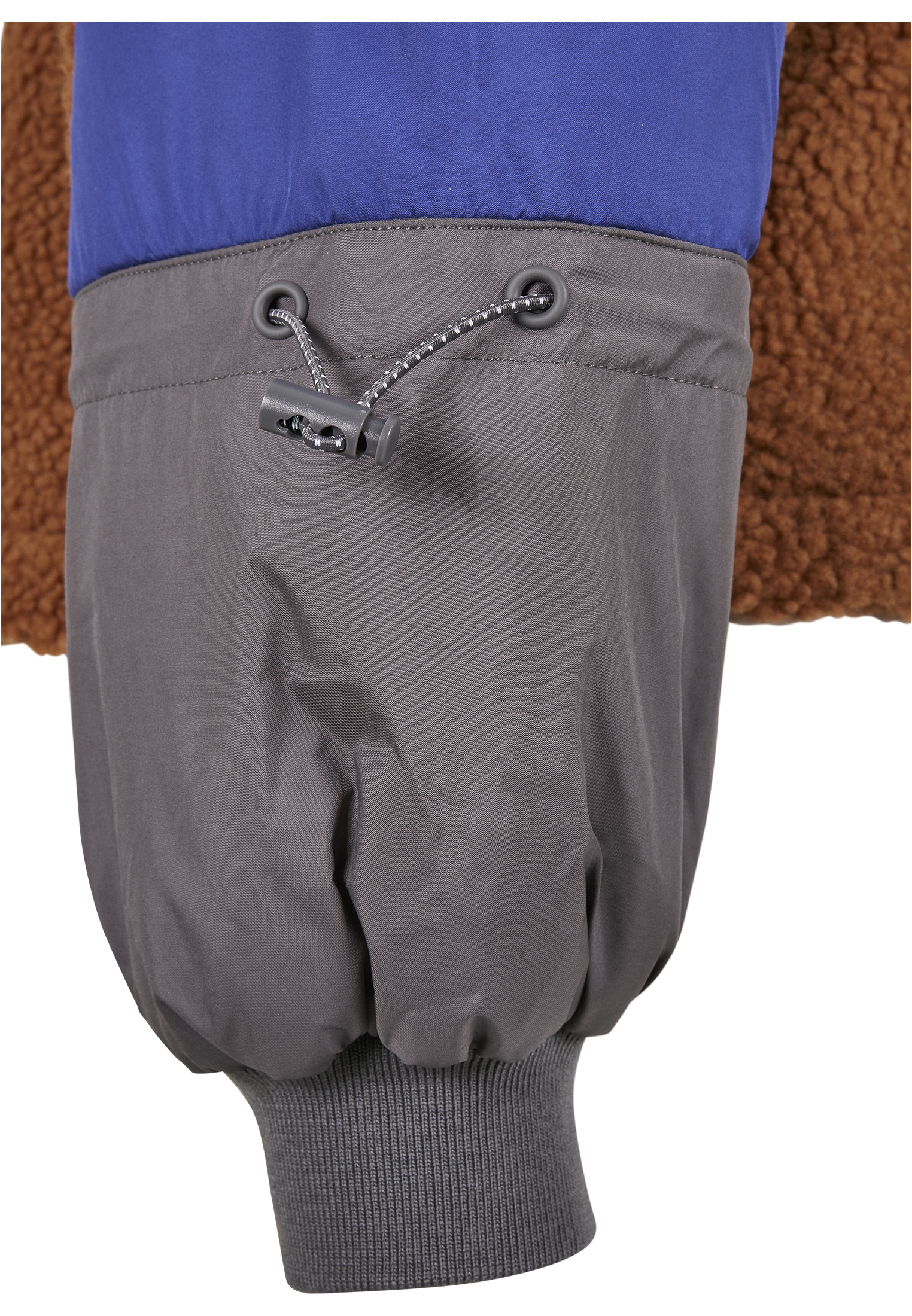 Ladies Sherpa 3-Tone Pull Over Jacket toffee/bluepurple 3XL - variant image 11