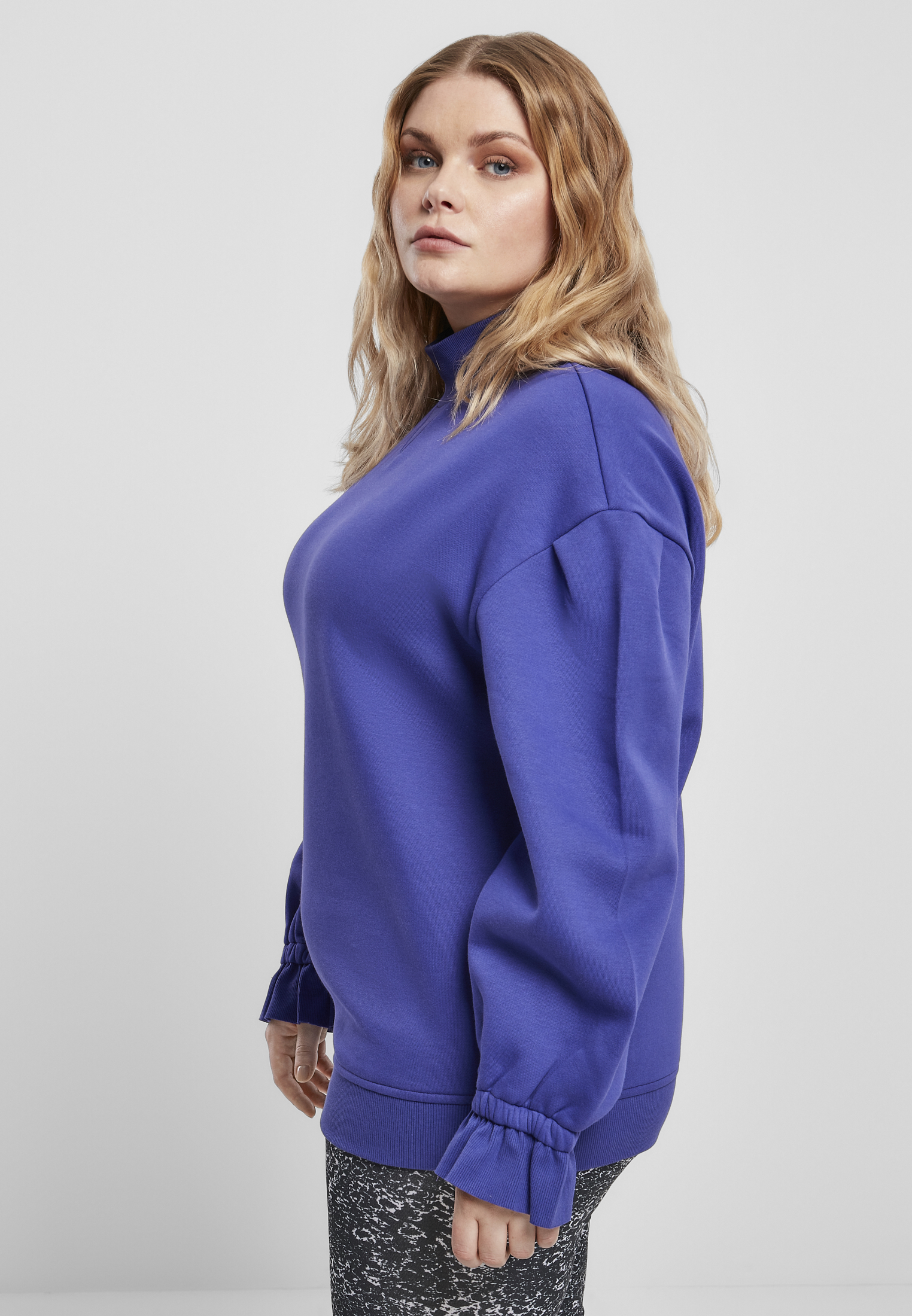 Ladies Turtleneck Crew bluepurple 3XL - variant image 1