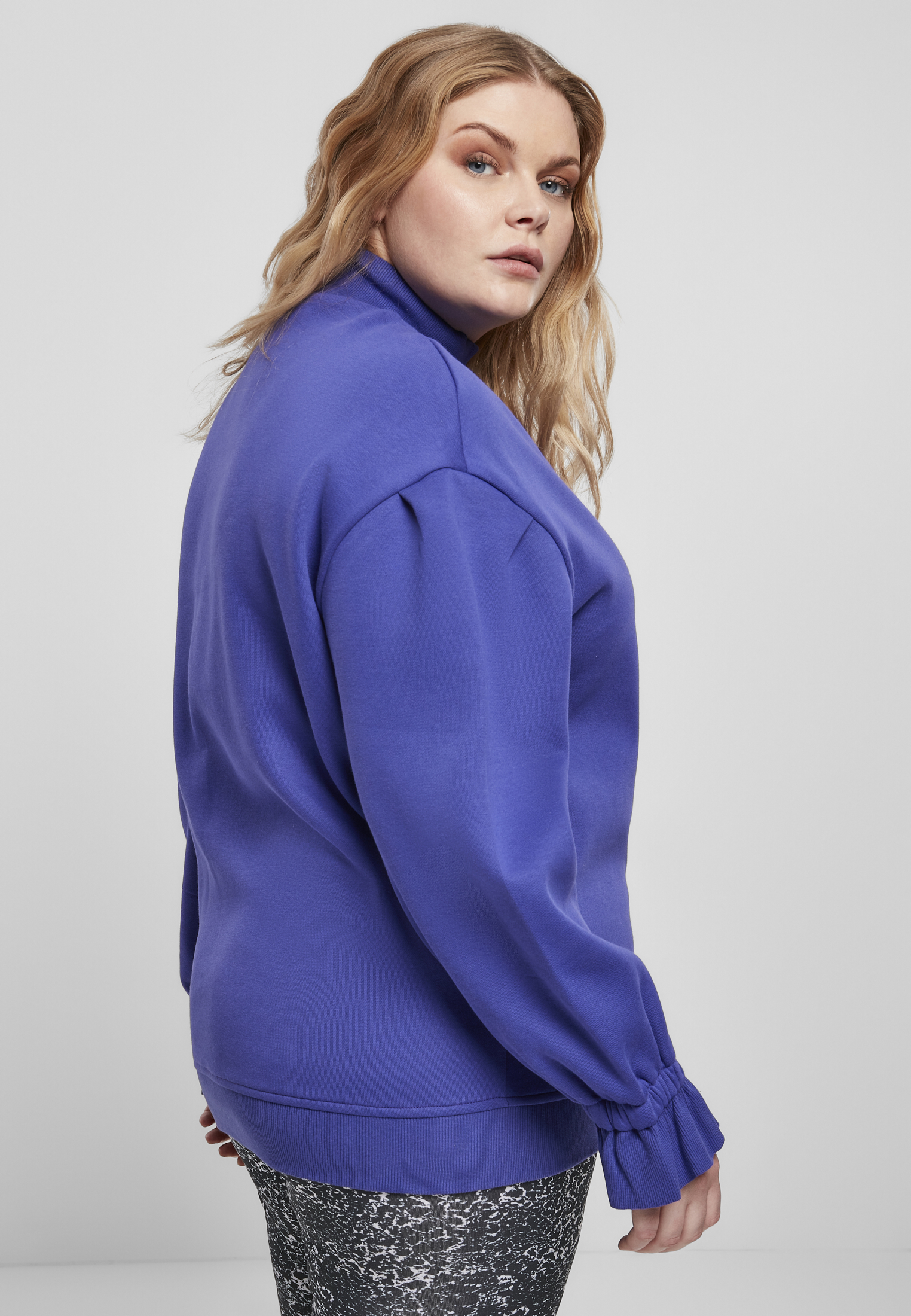 Ladies Turtleneck Crew bluepurple 3XL - variant image 3