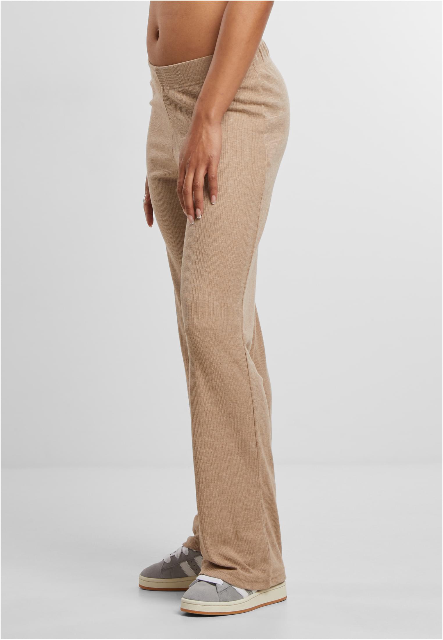 Ladies Rib Pants beigemelange L
 - variant image 1