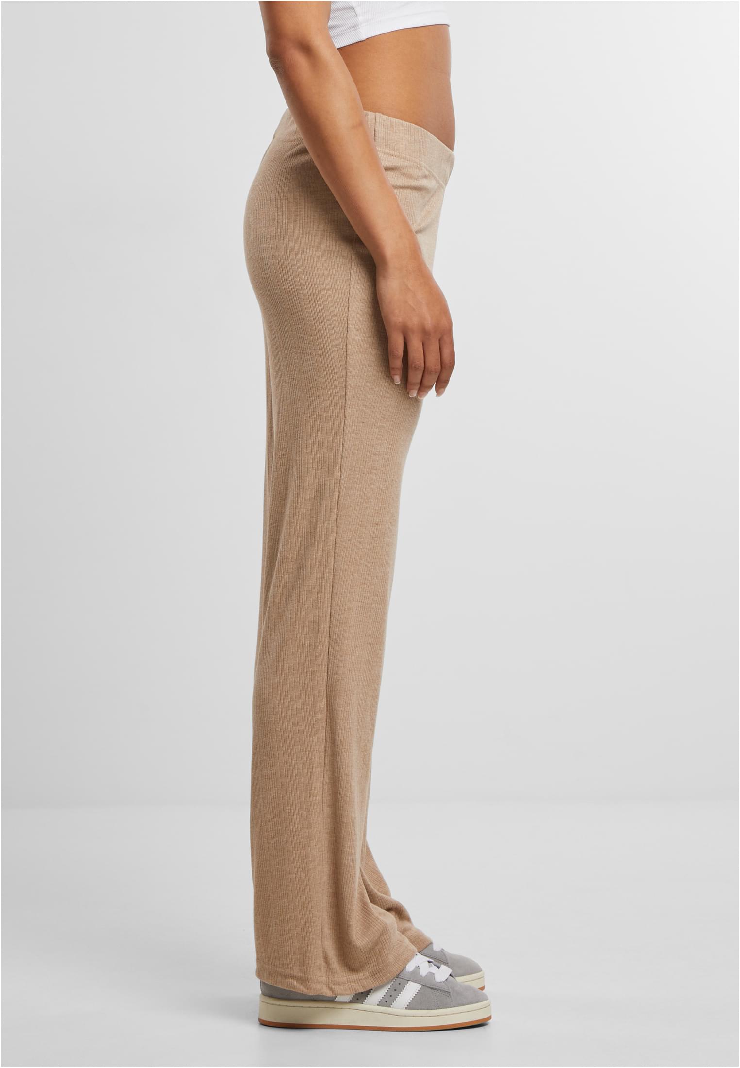 Ladies Rib Pants beigemelange L
 - variant image 3
