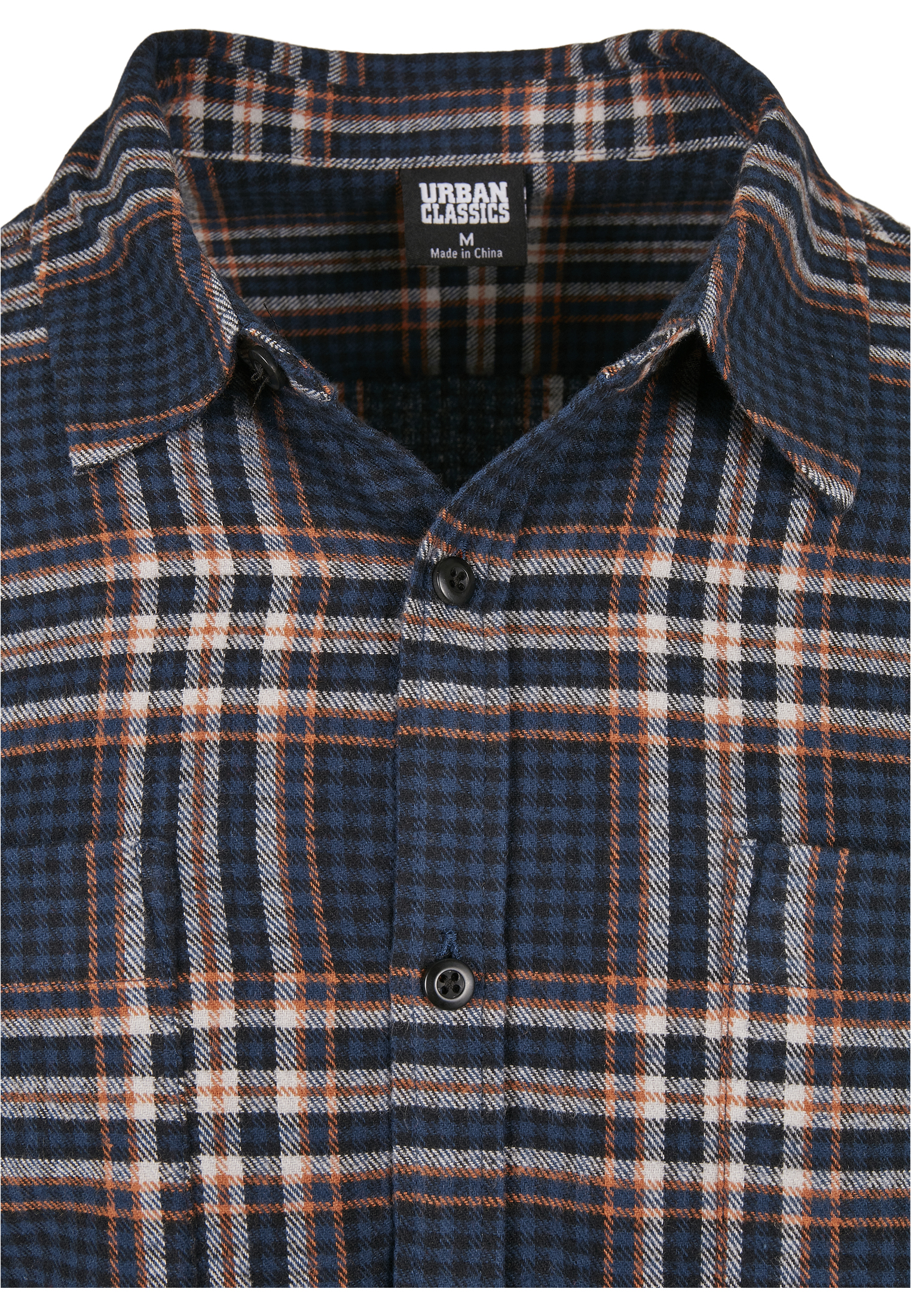 Checked Campus Shirt darkblue/rustred L - variant image 7