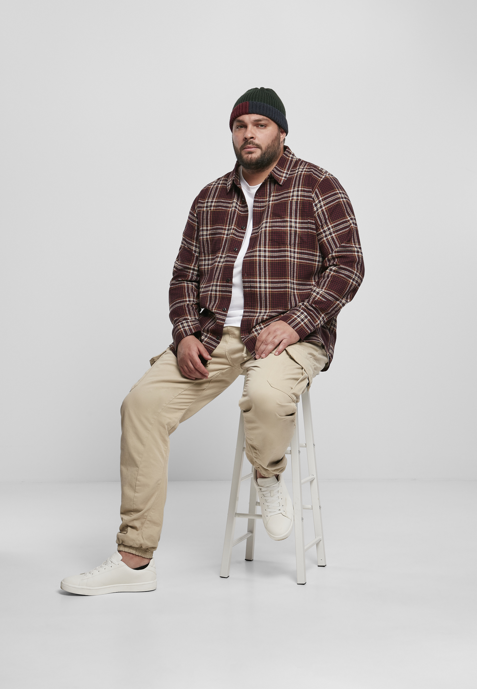 Checked Campus Shirt cherry/honey 3XL - variant image 4