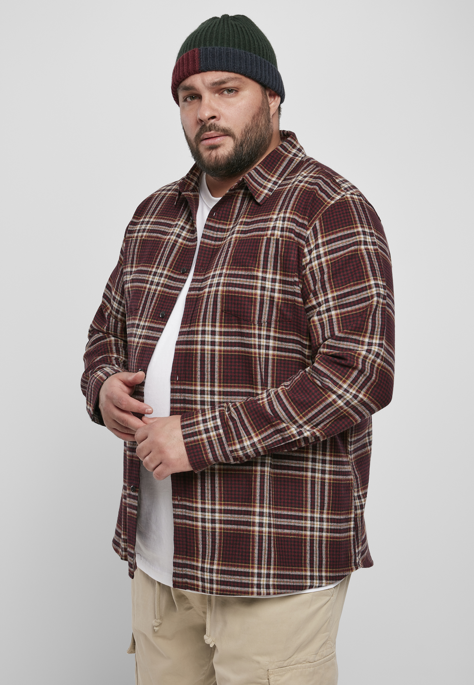 Checked Campus Shirt cherry/honey 3XL - variant image 1