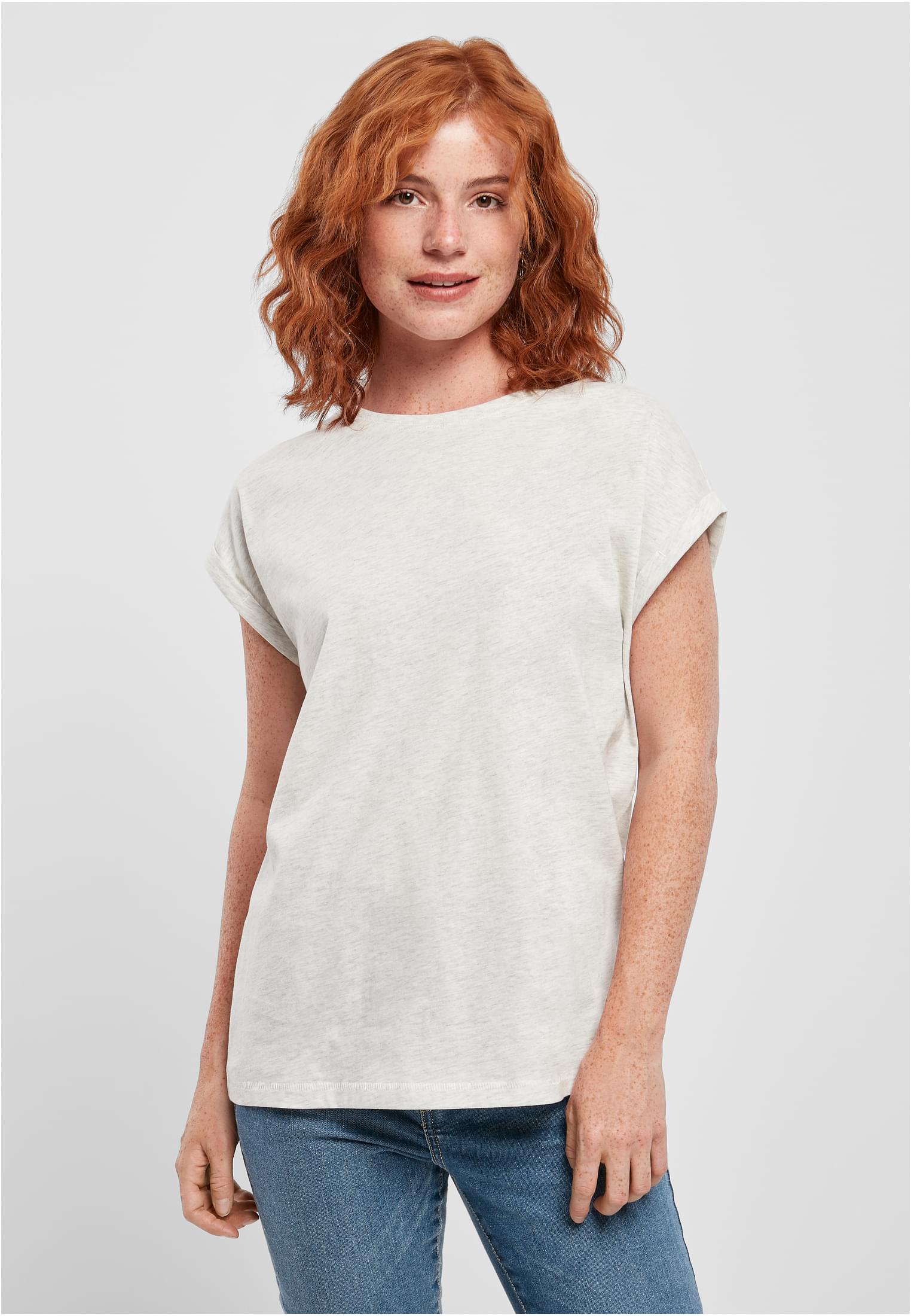 Ladies Extended Shoulder Tee lightgrey 3XL - alternate variant 4