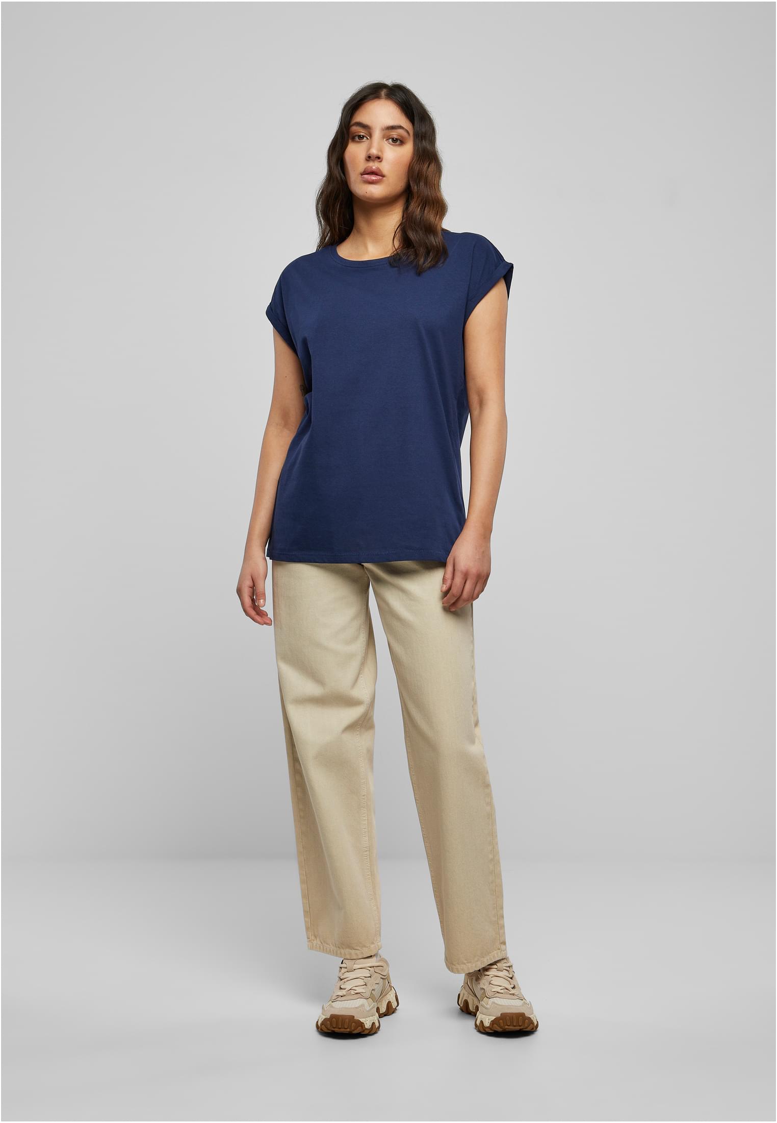 Ladies Extended Shoulder Tee darkblue 3XL - variant image 4