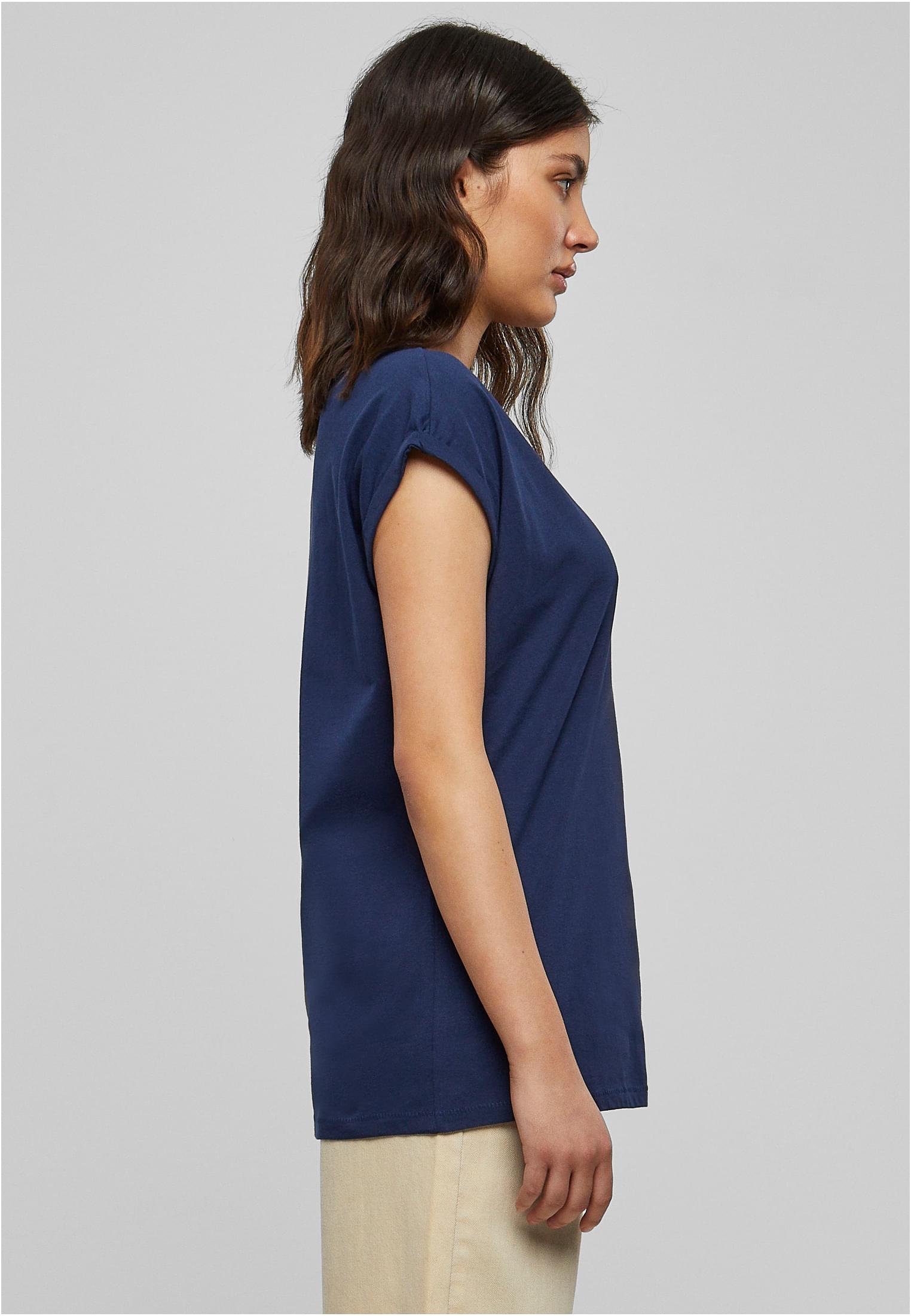 Ladies Extended Shoulder Tee darkblue 3XL - variant image 3