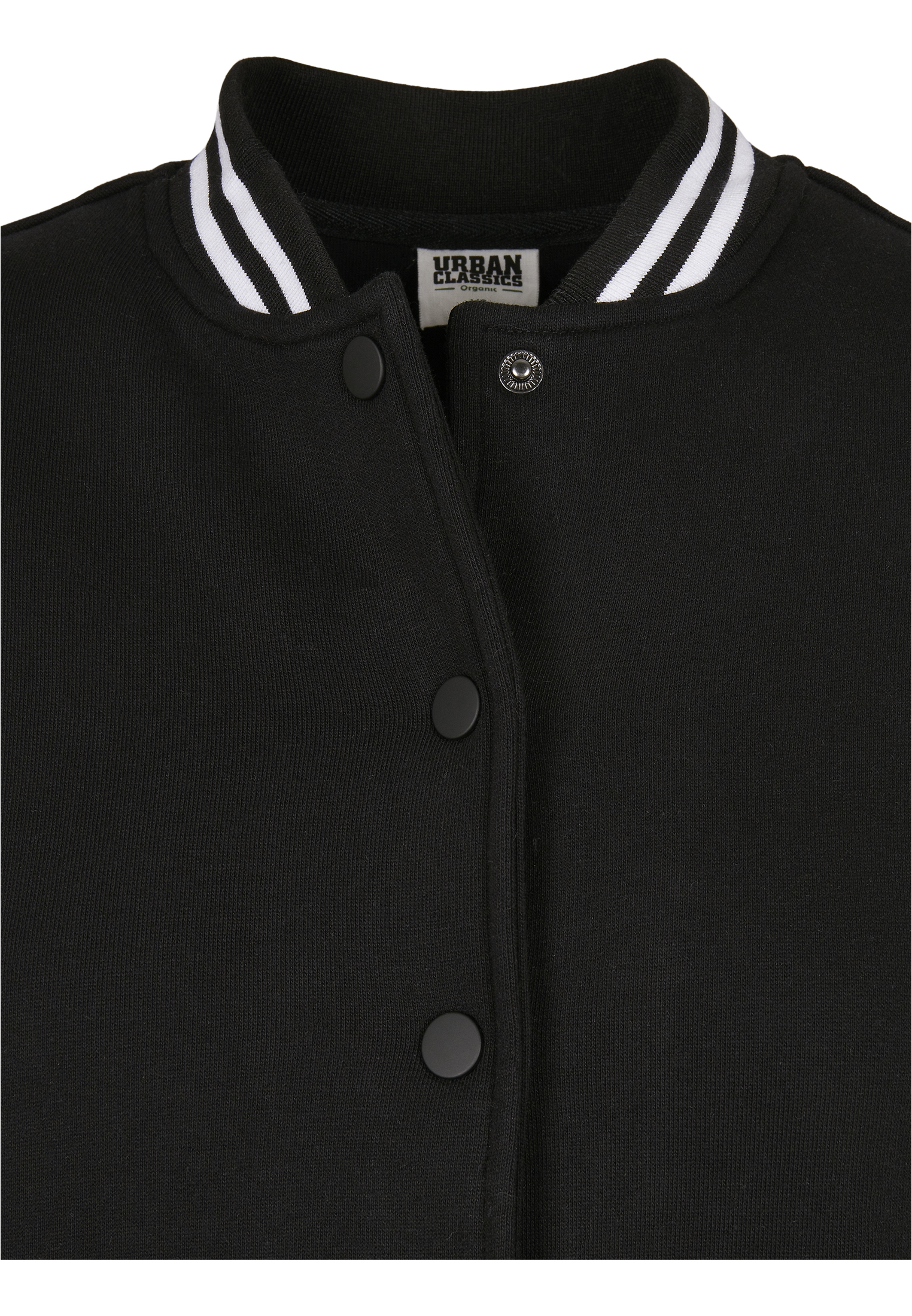 Ladies Organic Inset College Sweat Jacket black/white 3XL - variant image 2