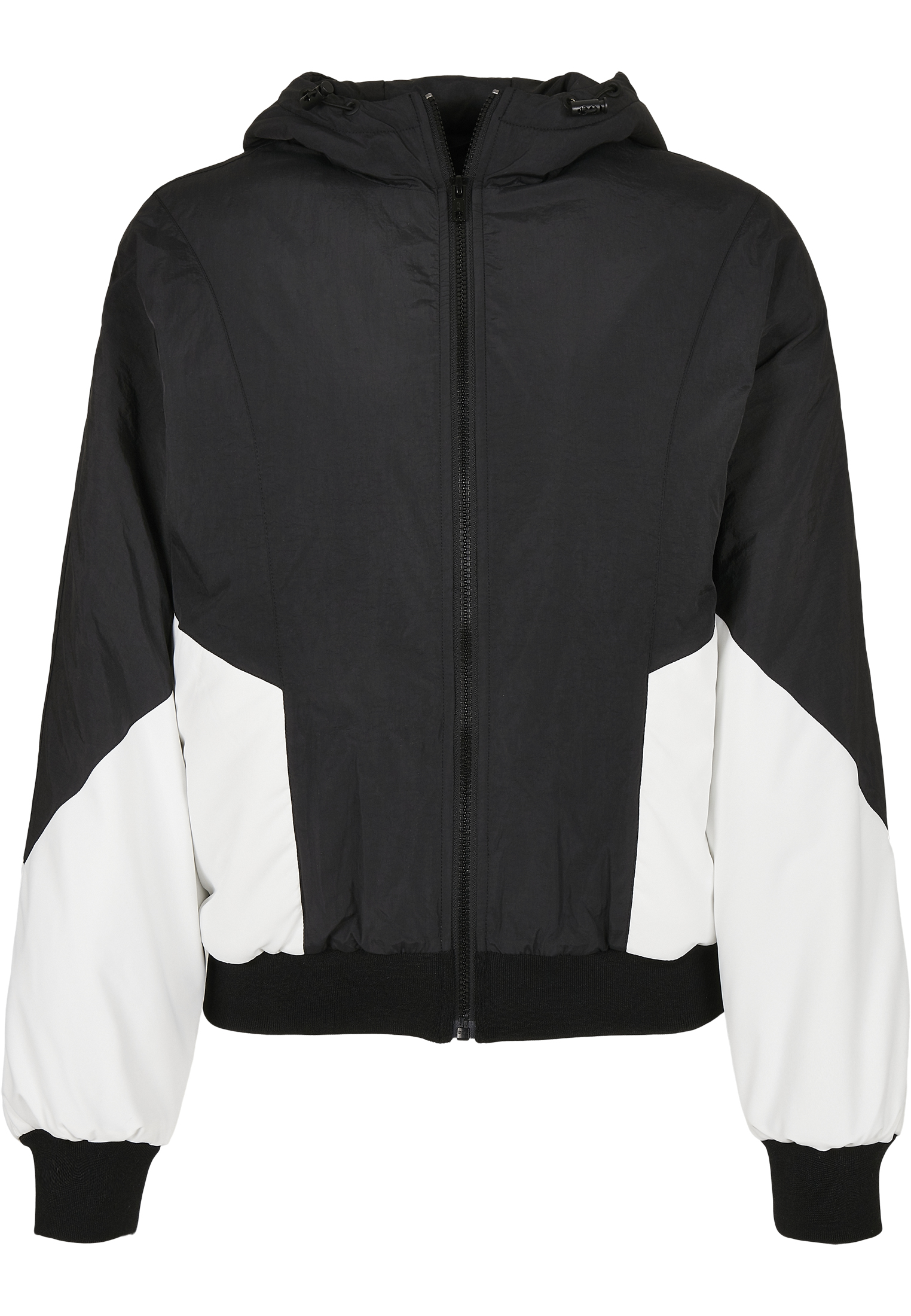 Ladies Padded 2-Tone Batwing Jacket black/white 3XL - variant image 5