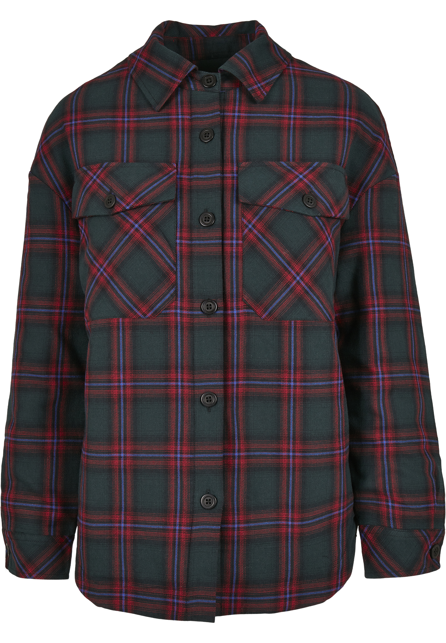 Ladies Padded Overshirt jasper/bluepurple 3XL - variant image 5