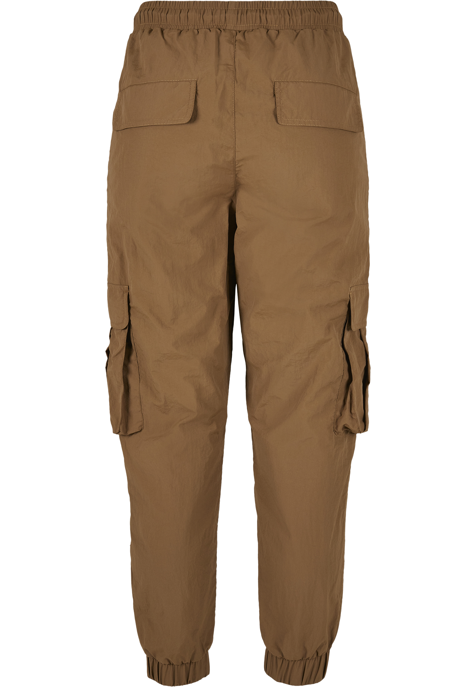 Ladies High Waist Crinkle Nylon Cargo Pants midground L - variant image 7