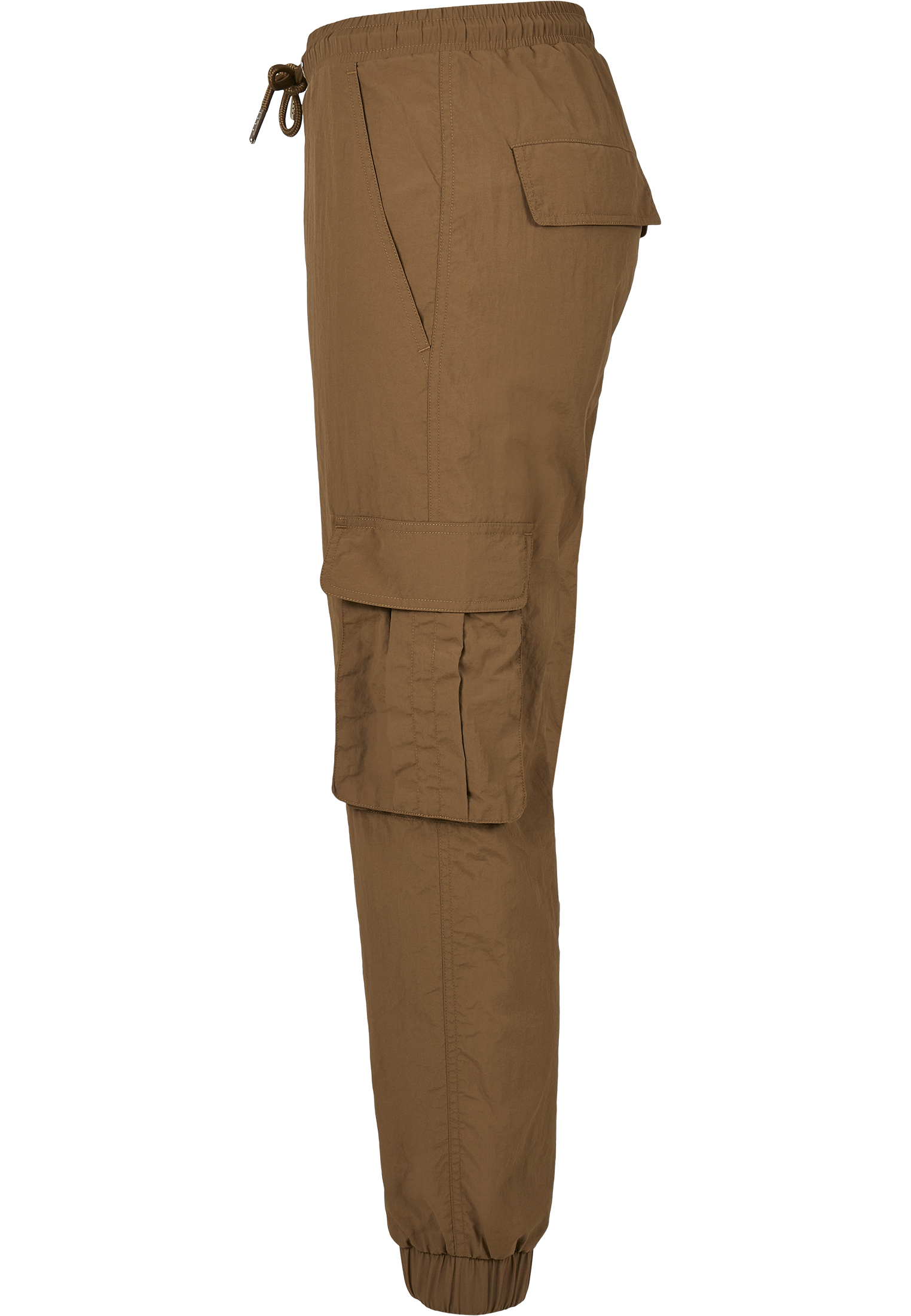 Ladies High Waist Crinkle Nylon Cargo Pants midground L - variant image 6