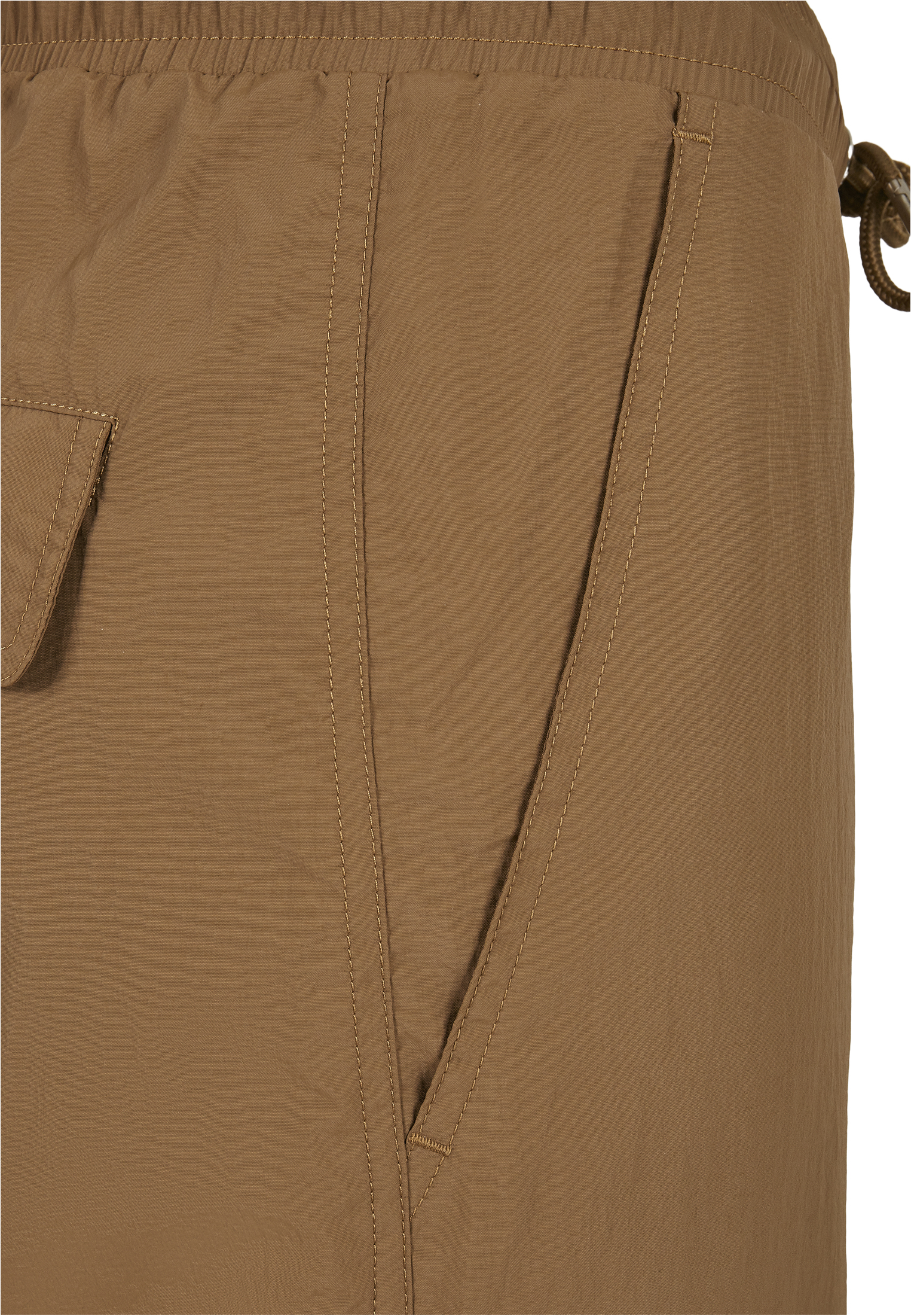 Ladies High Waist Crinkle Nylon Cargo Pants midground L - variant image 10