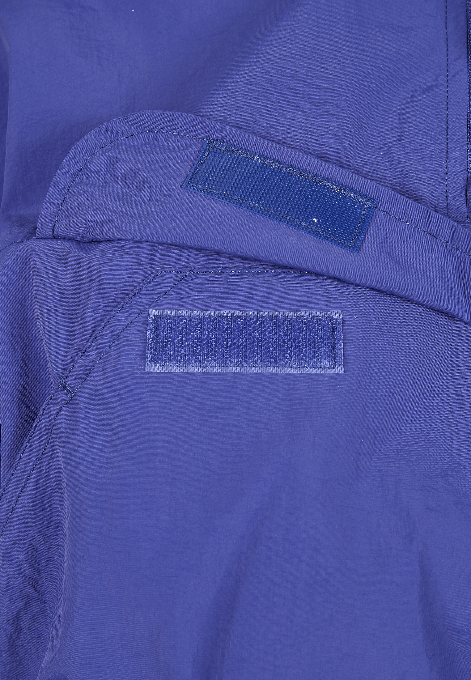 Ladies Cropped Crinkle Nylon Pull Over Jacket bluepurple M - variant image 10