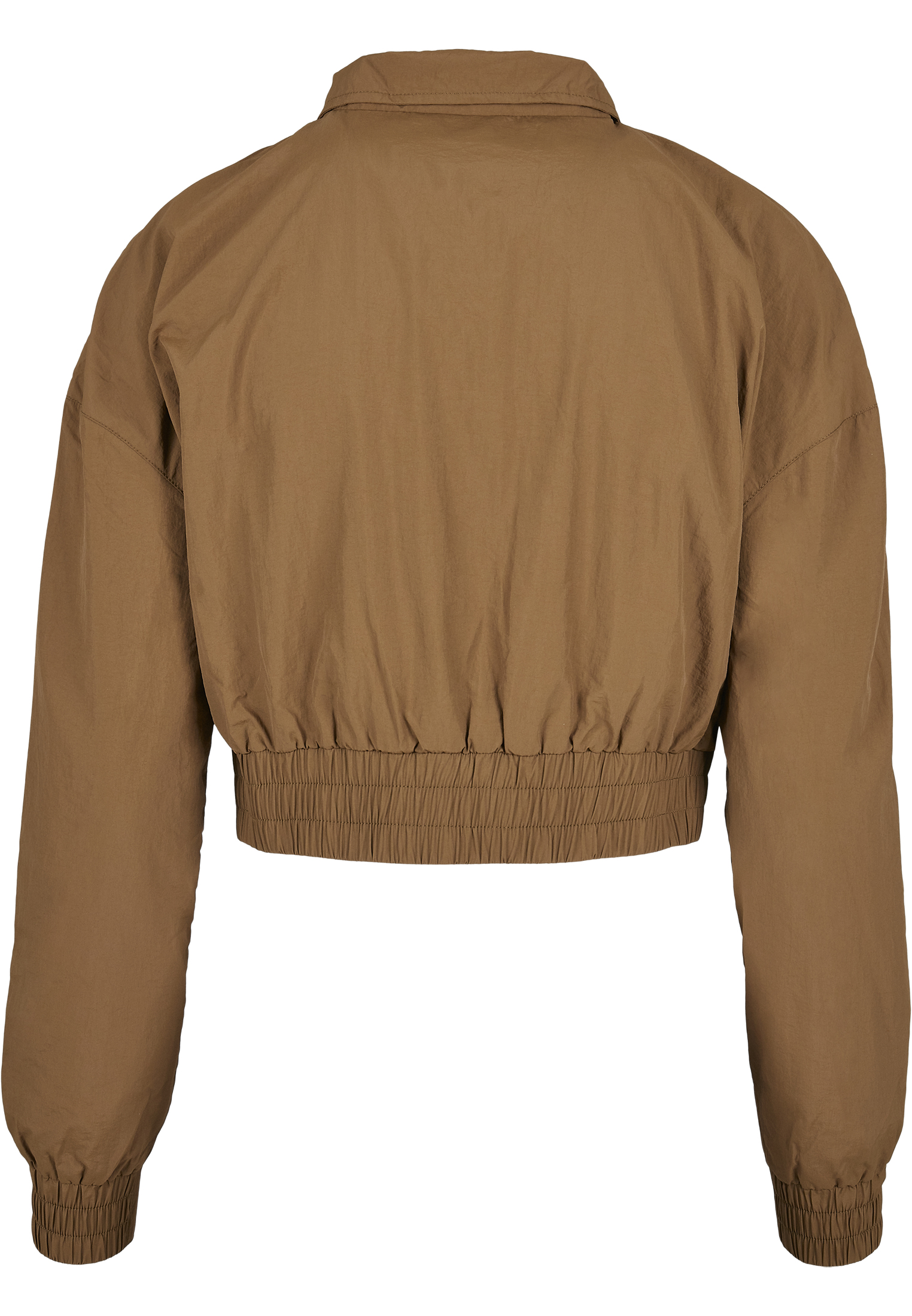 Ladies Cropped Crinkle Nylon Pull Over Jacket midground L - variant image 6