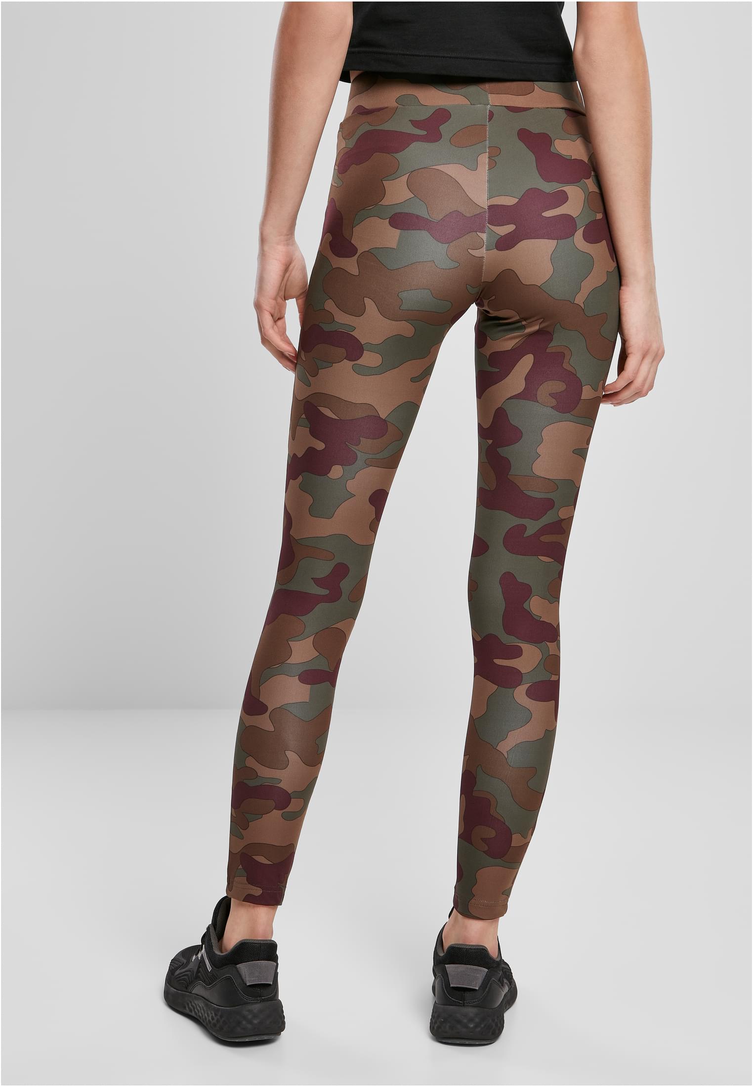 Ladies Camo Tech Mesh Leggings redwood camo 3XL - variant image 2