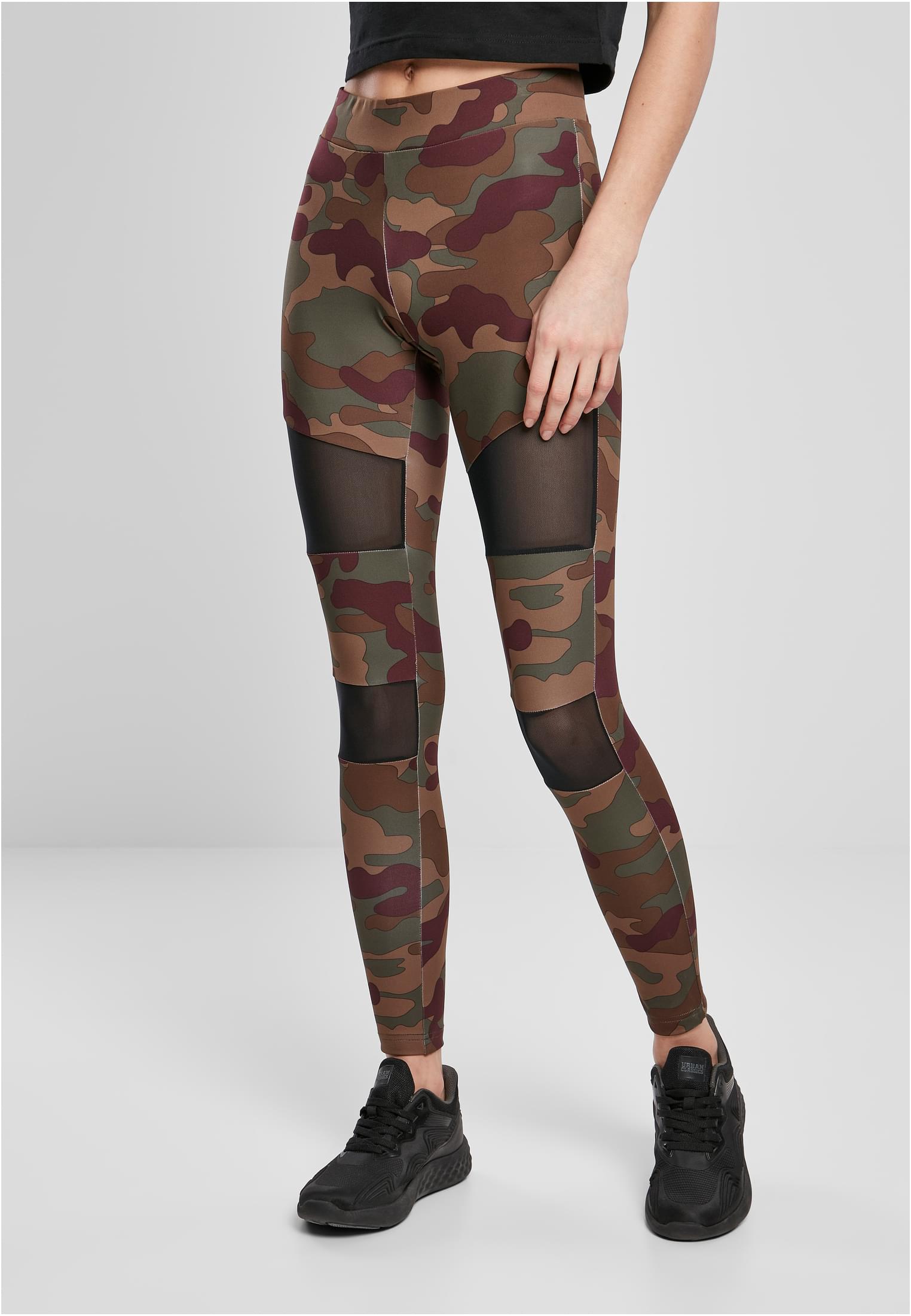 Ladies Camo Tech Mesh Leggings redwood camo 3XL - alternate variant 6