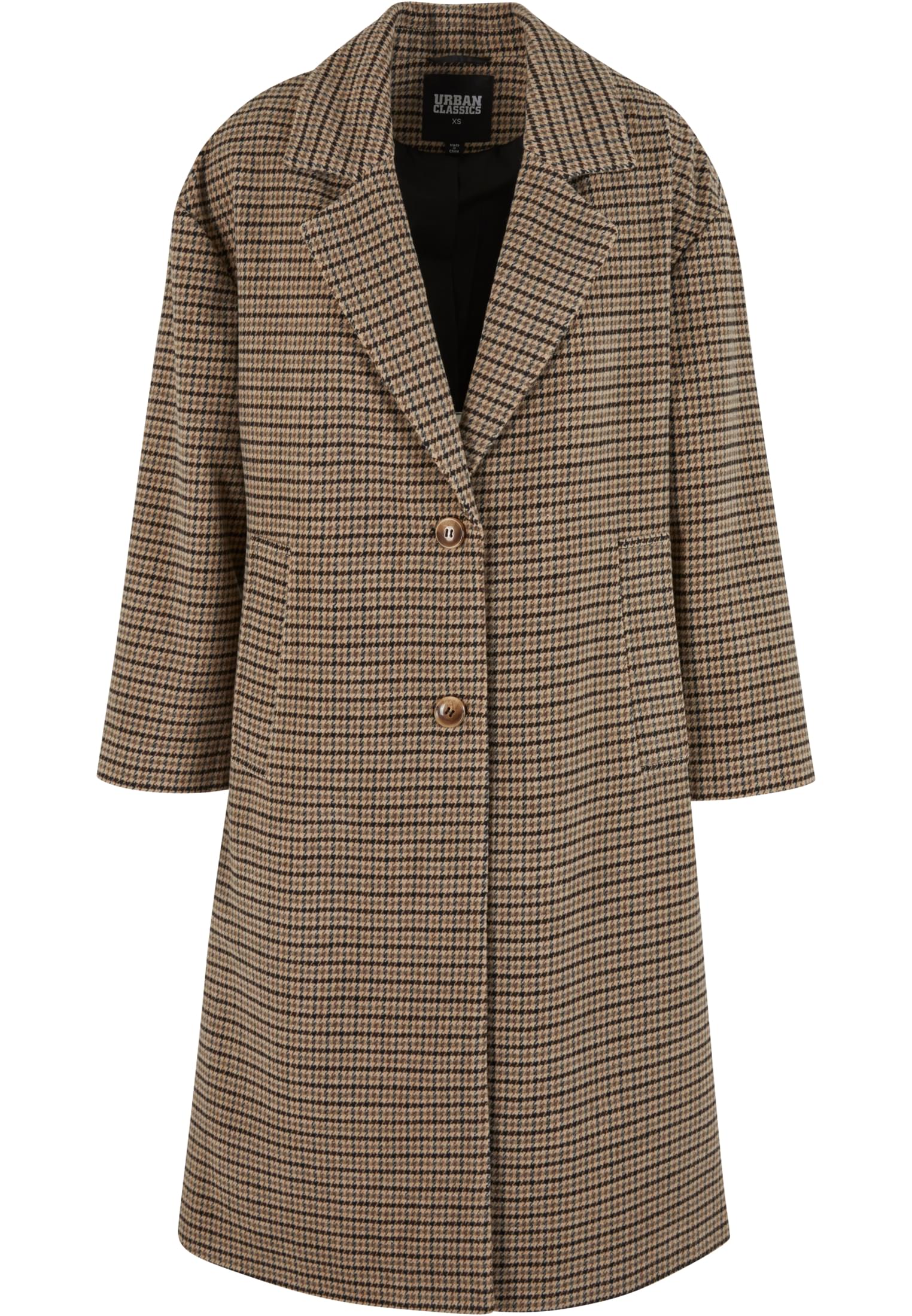 Ladies Oversized Plaid Coat unionbeige/black 3XL - variant image 4