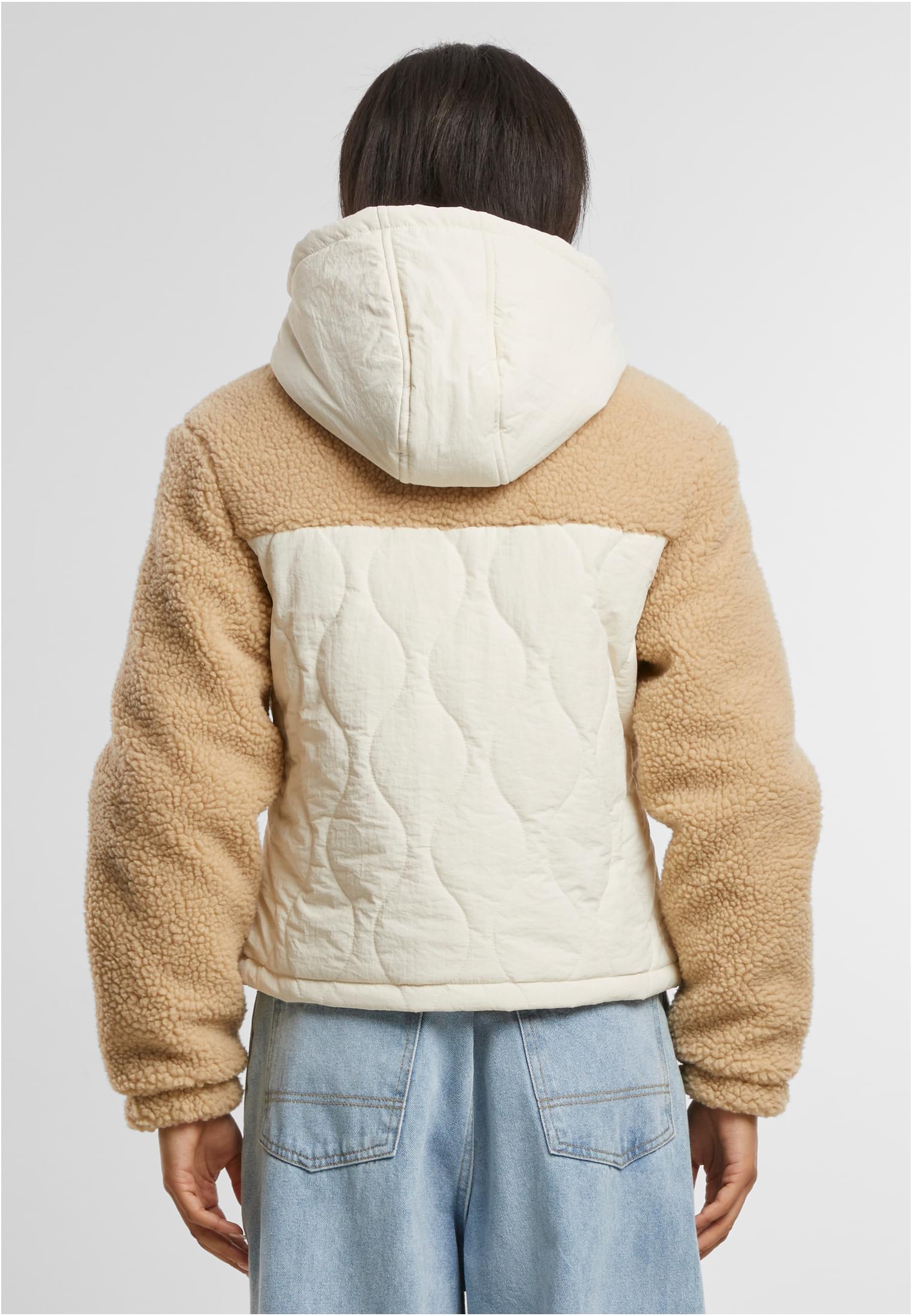 Dames Sherpa Crinkle Nylon Mix Gilet unionbeige/whitesand 3XL
 - variant image 1